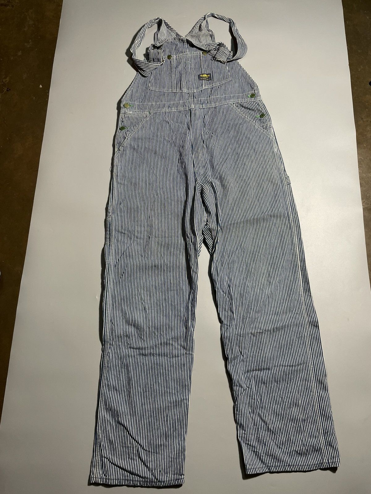 Oshkosh Vintage Oshkosh Hickory Stripes Overall Size US 34 / EU 50 - 4 Thumbnail