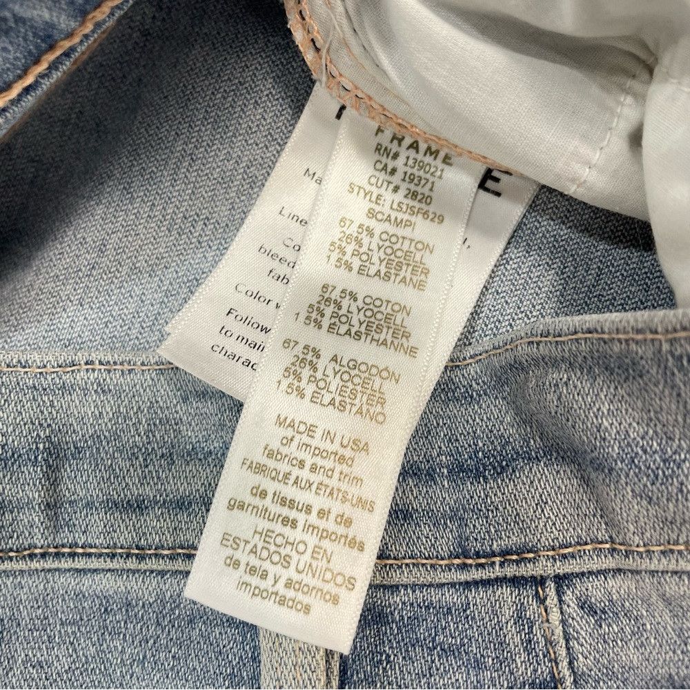 Frame NWT New $235 Frame Le Skinny De Jeanne in Scampi Jeans Size Size 26" / US 2 / IT 38 - 8 Thumbnail