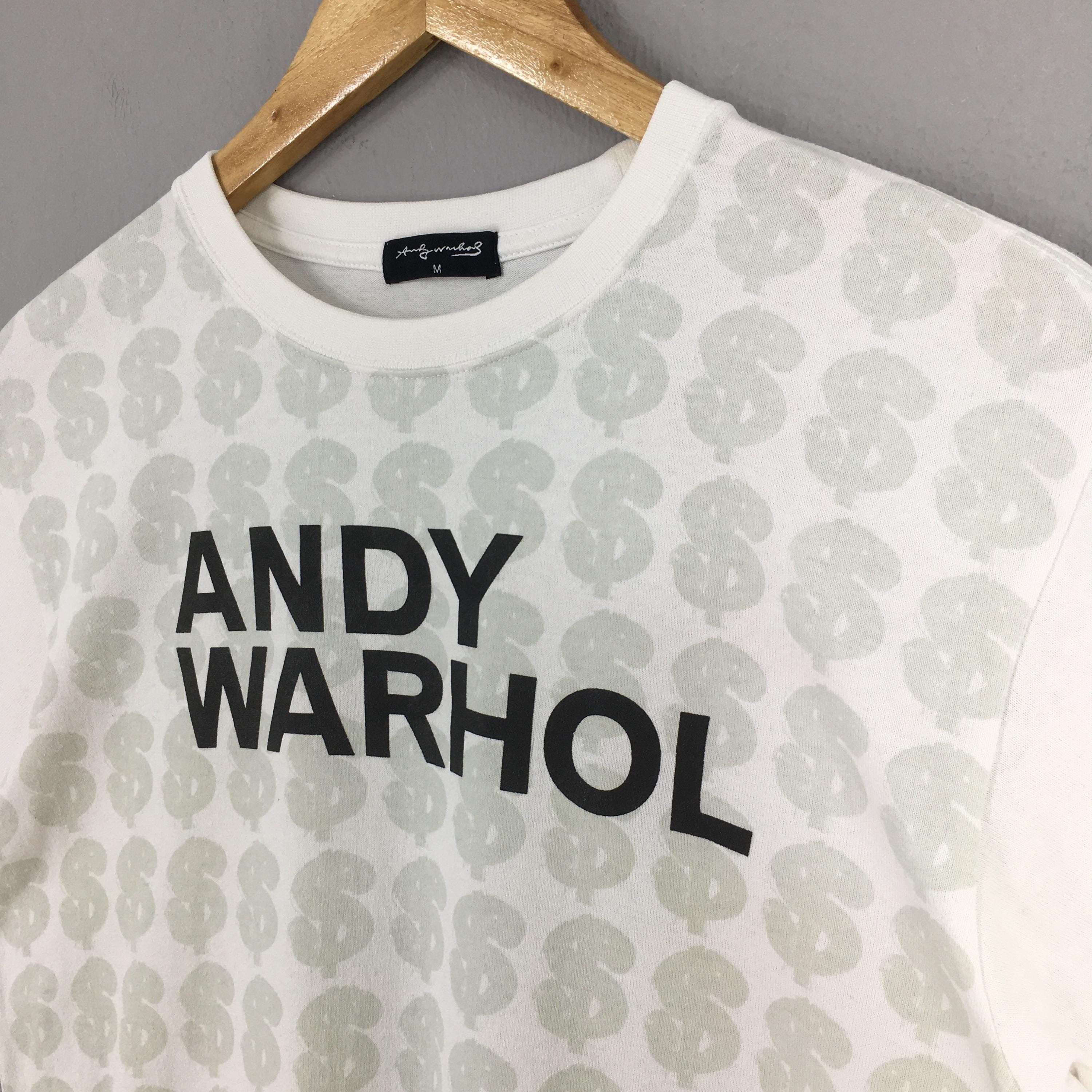 Andy Warhol Vintage Andy Warhol Dollar Art White T shirt Medium Size US M / EU 48-50 / 2 - 3 Thumbnail