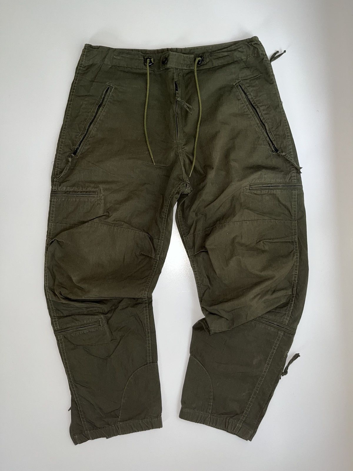 Needles - Flight Pant in olive
