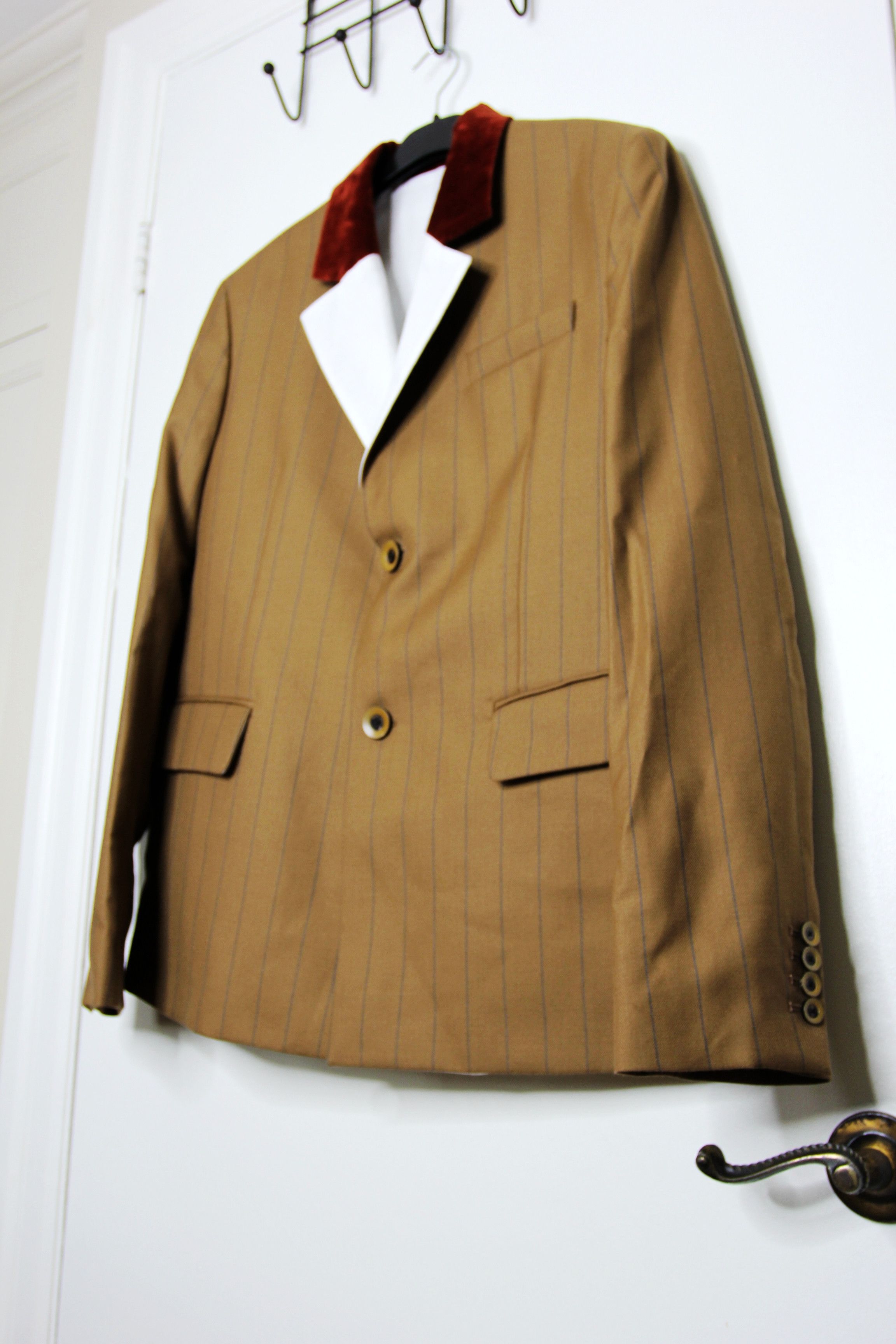 Wales Bonner BNWT SS24 WALES BONNER PINSTRIPE WOOL HAILE JACKET 52 Size US L / EU 52-54 / 3 - 5 Thumbnail