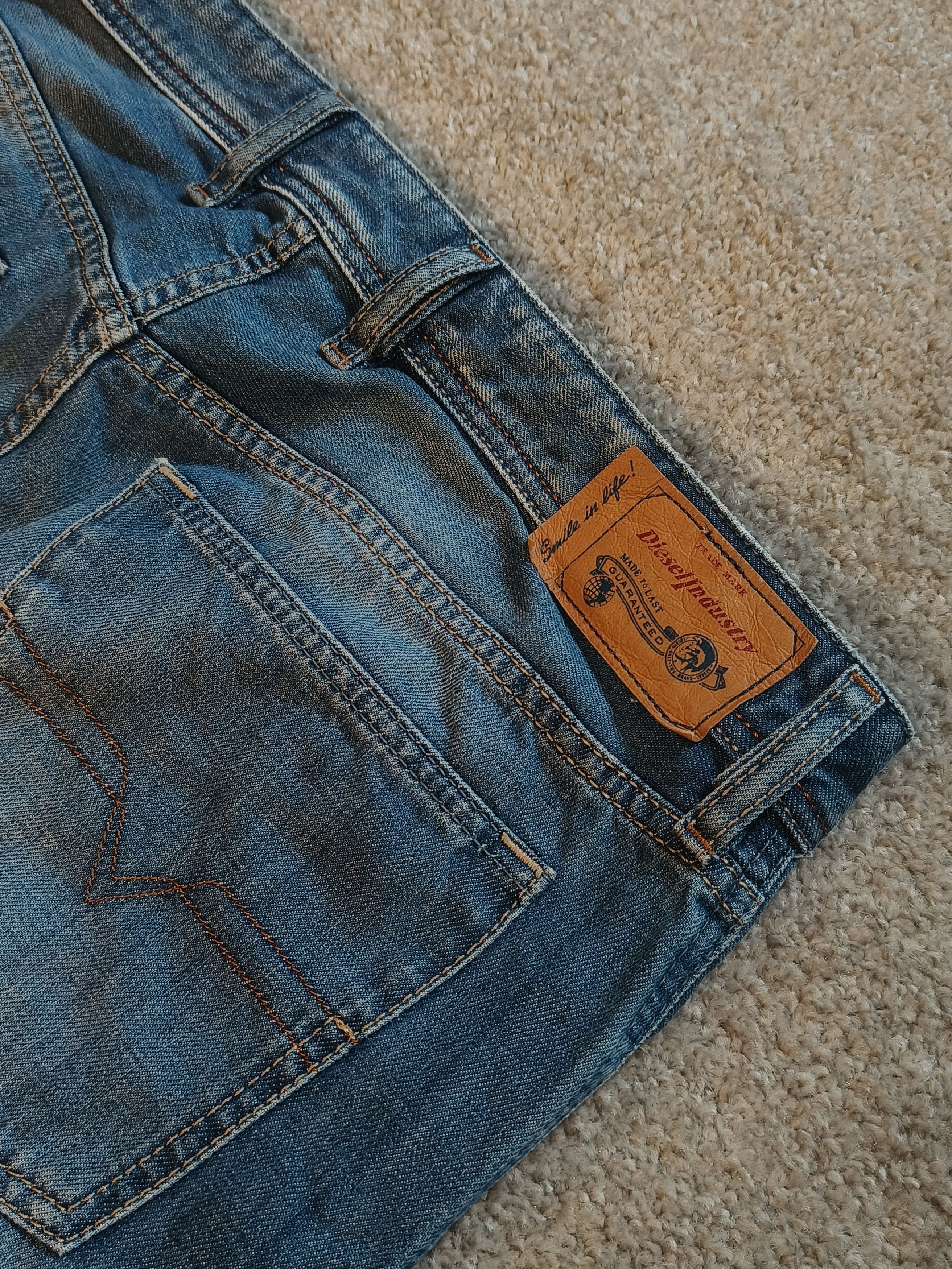 Diesel Diesel Mens Waykee Straight Regular Wash 0839C Hose Jeans Size US 33 - 4 Thumbnail