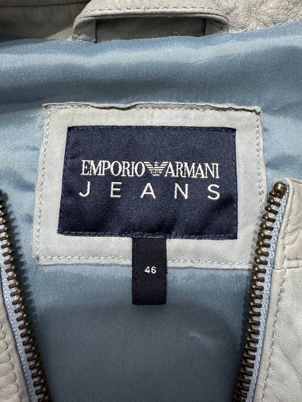 Emporio Armani Armorio Armani Sheepskin Leather Jacket Size L / US 10 / IT 46 - 11 Thumbnail