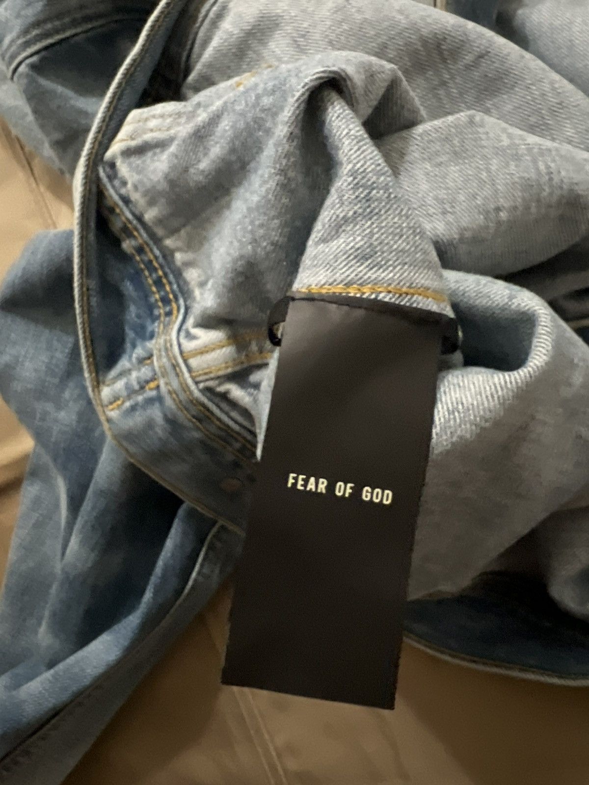 Fear of God FEAR OF GOD DENIM TRUCKER JACKET size L $1500 Size US L / EU 52-54 / 3 - 3 Thumbnail