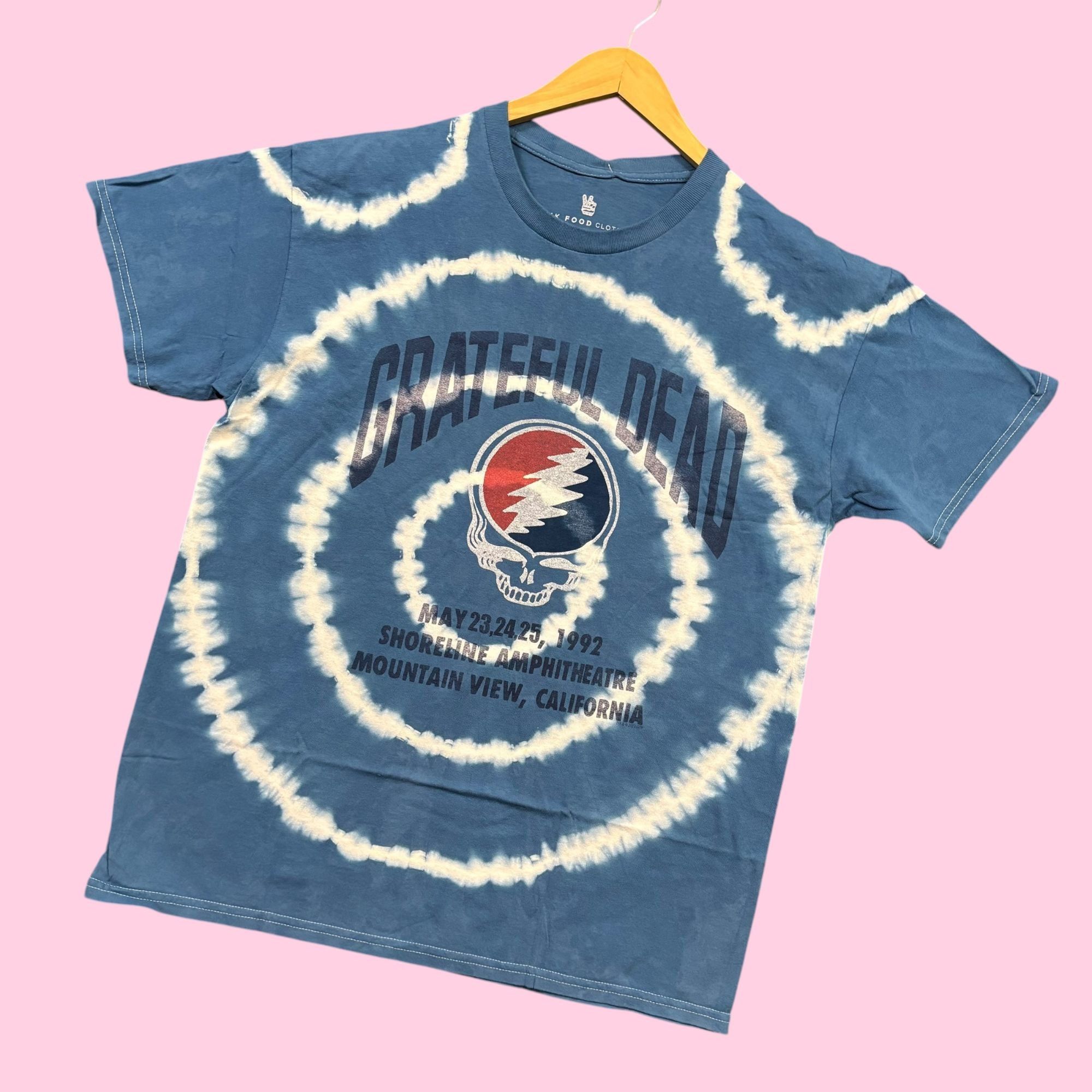 Grateful Dead Junk Food Clothing Grateful Dead 1992 Rock Band TieDye Tee M Size US M / EU 48-50 / 2 - 3 Thumbnail