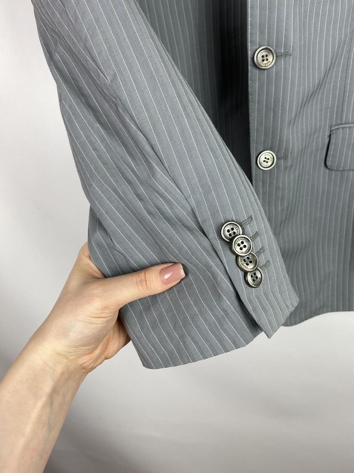 Versace Versace Collection men’s wool striped blazer jacket Size 38R - 11 Thumbnail