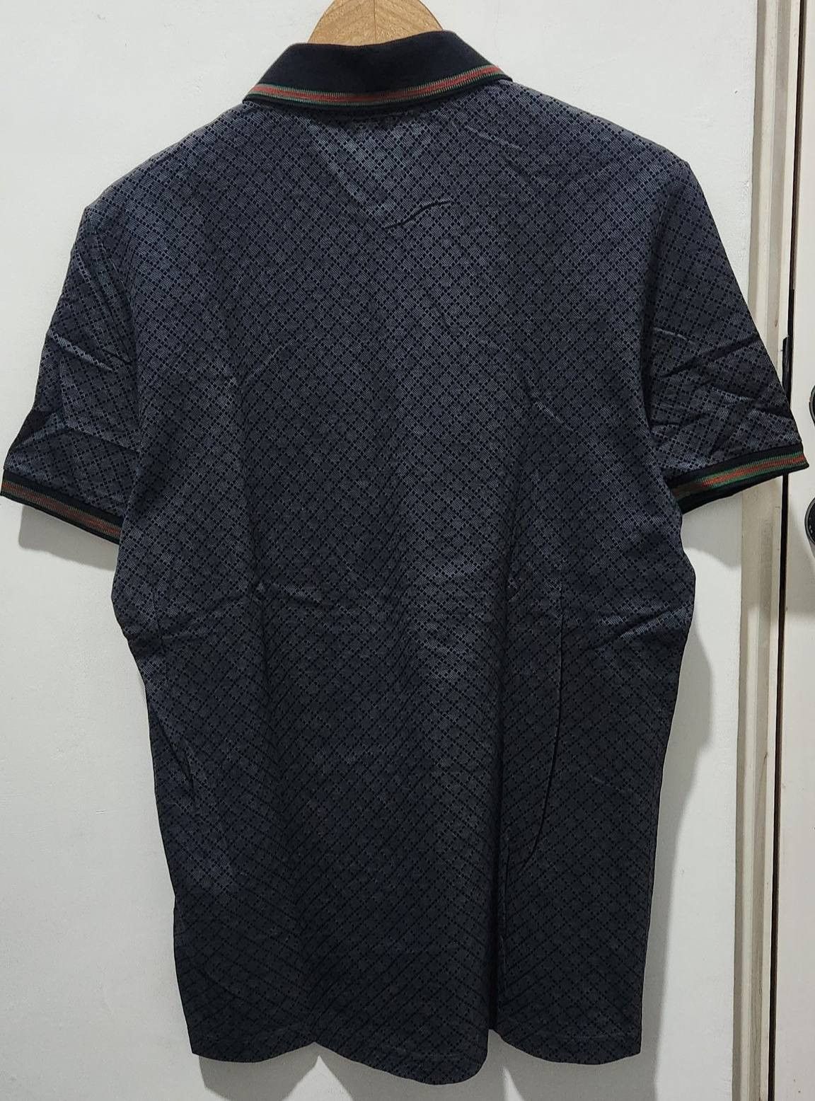 Gucci Gucci Monogram Diamond Patter Collar Polo T-Shirt Size US M / EU 48-50 / 2 - 2 Thumbnail