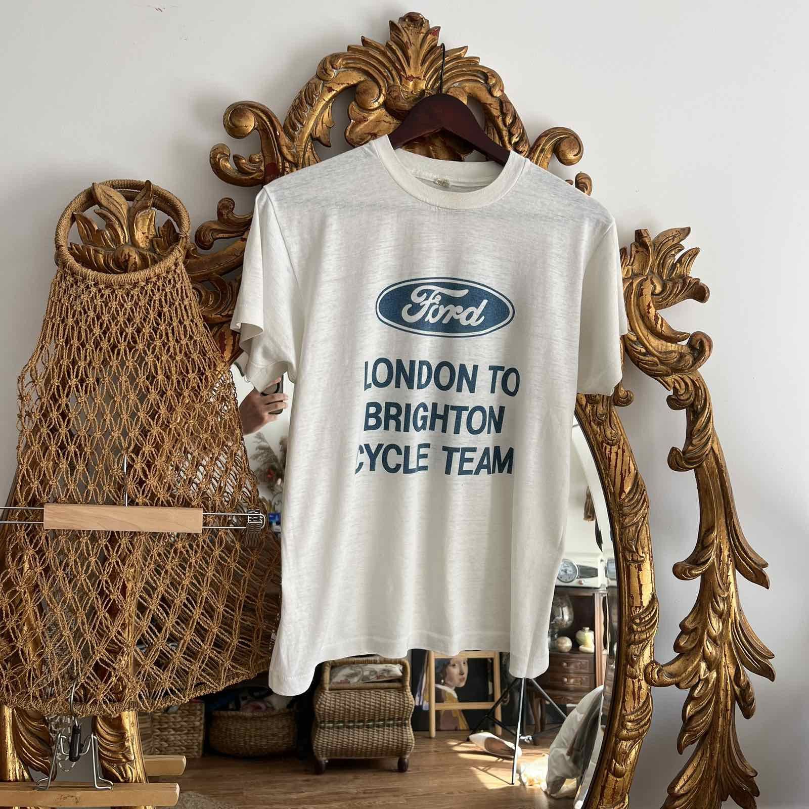 Vintage 80s Ford Racing Plant Shirt Factory Employee Tee
