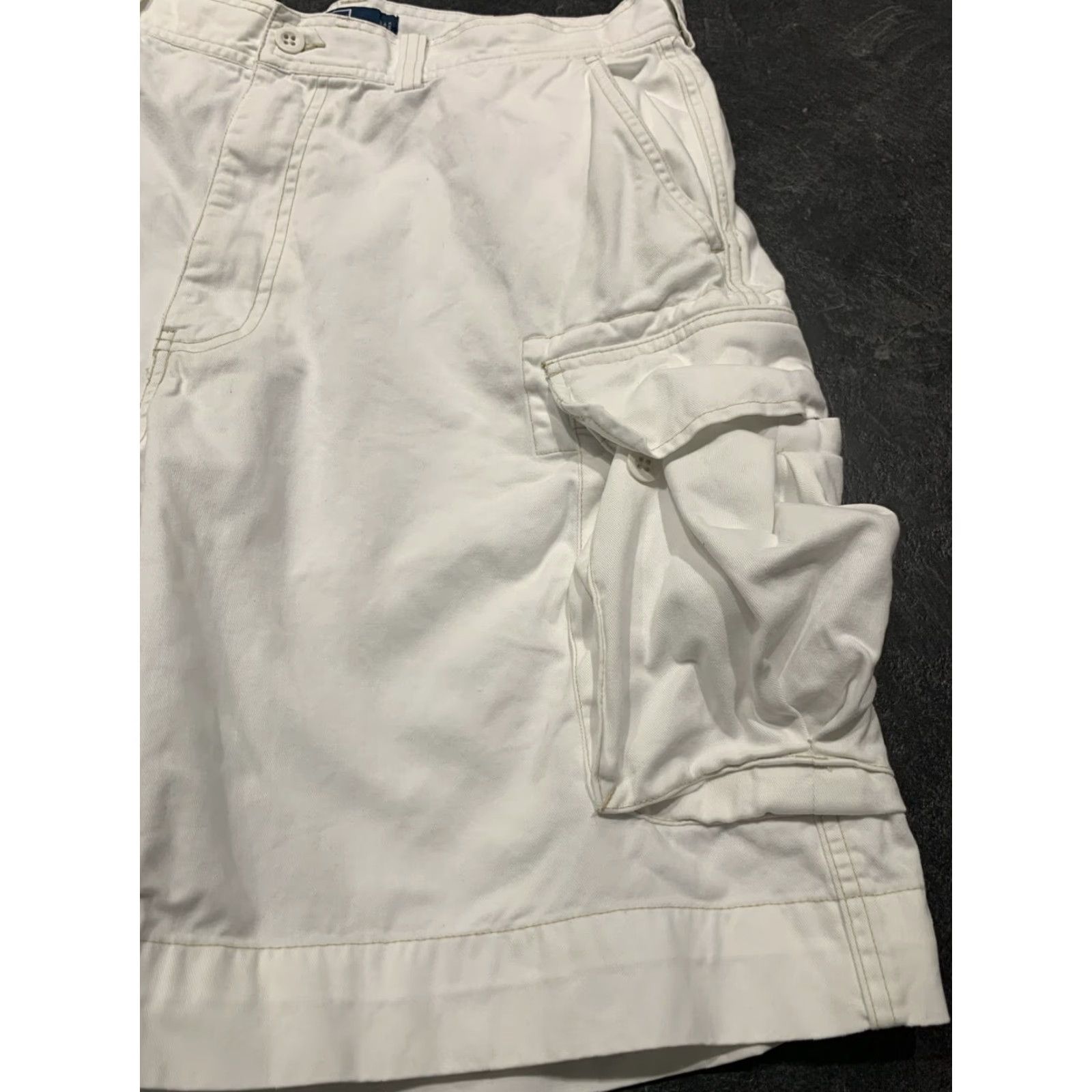 Polo Ralph Lauren Polo Ralph Lauren Cargo Shorts Men’s 36 White Cotton Regular Fit Pockets Size US M / EU 48-50 / 2 - 2 Thumbnail