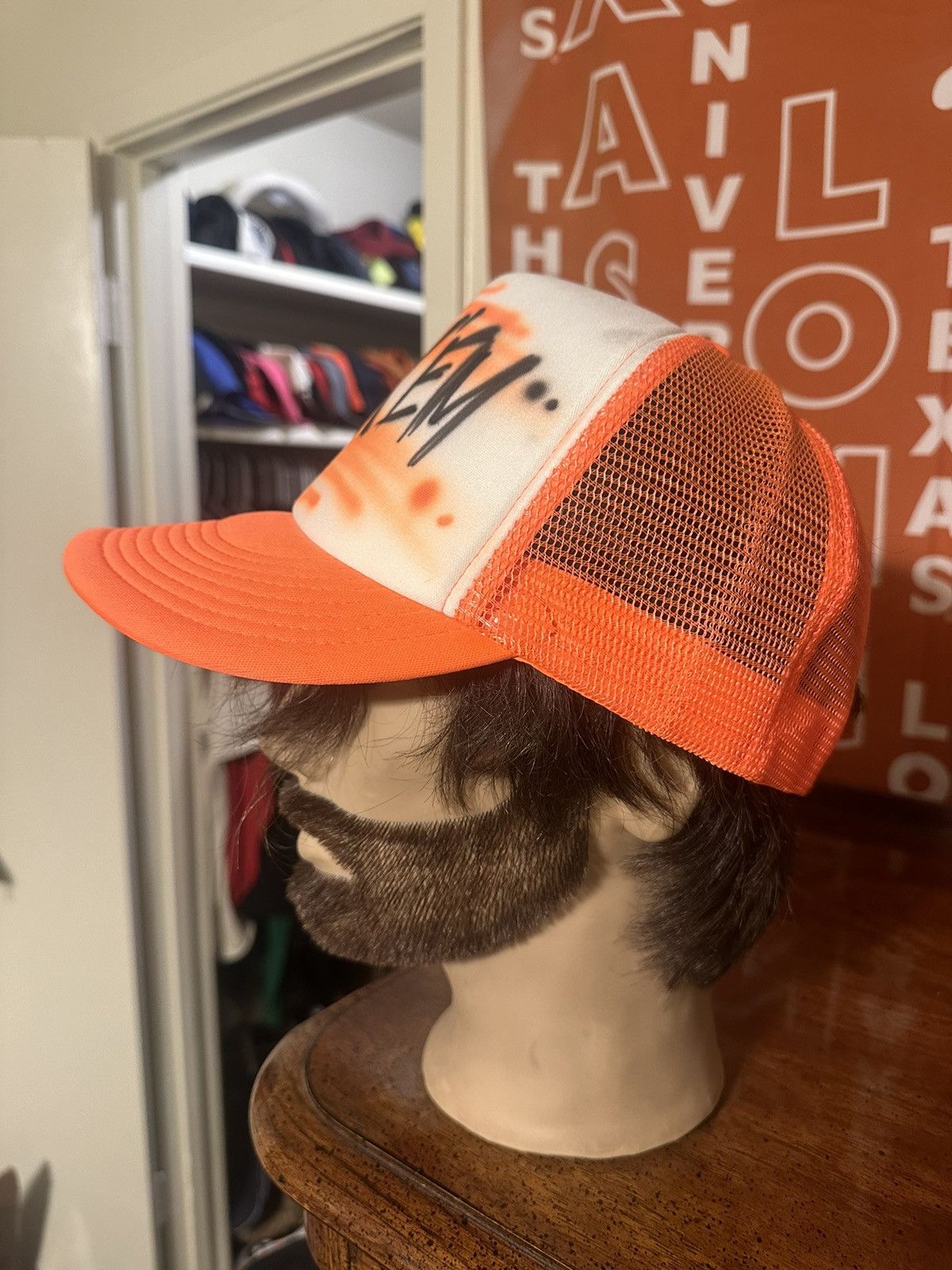 NCAA × Vintage Vintage NCAA Texas Longhorns University airbrush hat 90s Size ONE SIZE - 5 Thumbnail