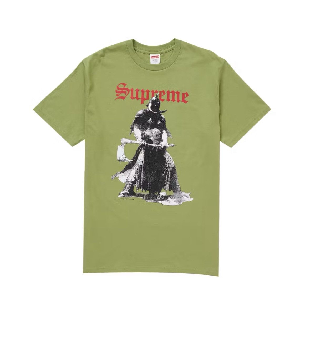 Supreme Supreme Frank Frazetta Destruction Tee Death Dealer Green Size US M / EU 48-50 / 2 - 3 Thumbnail