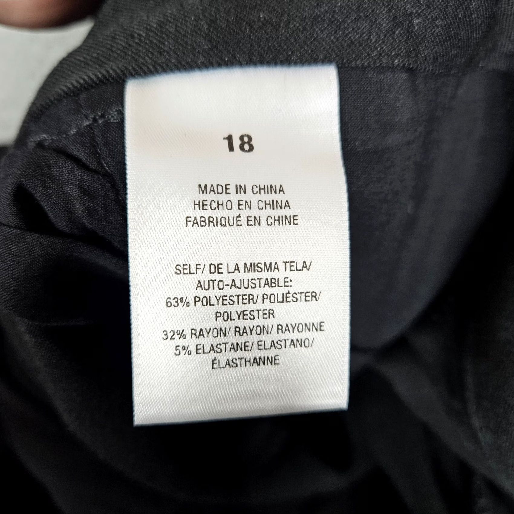 Vintage Favorite Daughter Pants Women’s High Rise Black Wide Leg Straight Size 18 Regular Inseam See Pictures For Measurements Size 40" / US 18 - 4 Thumbnail