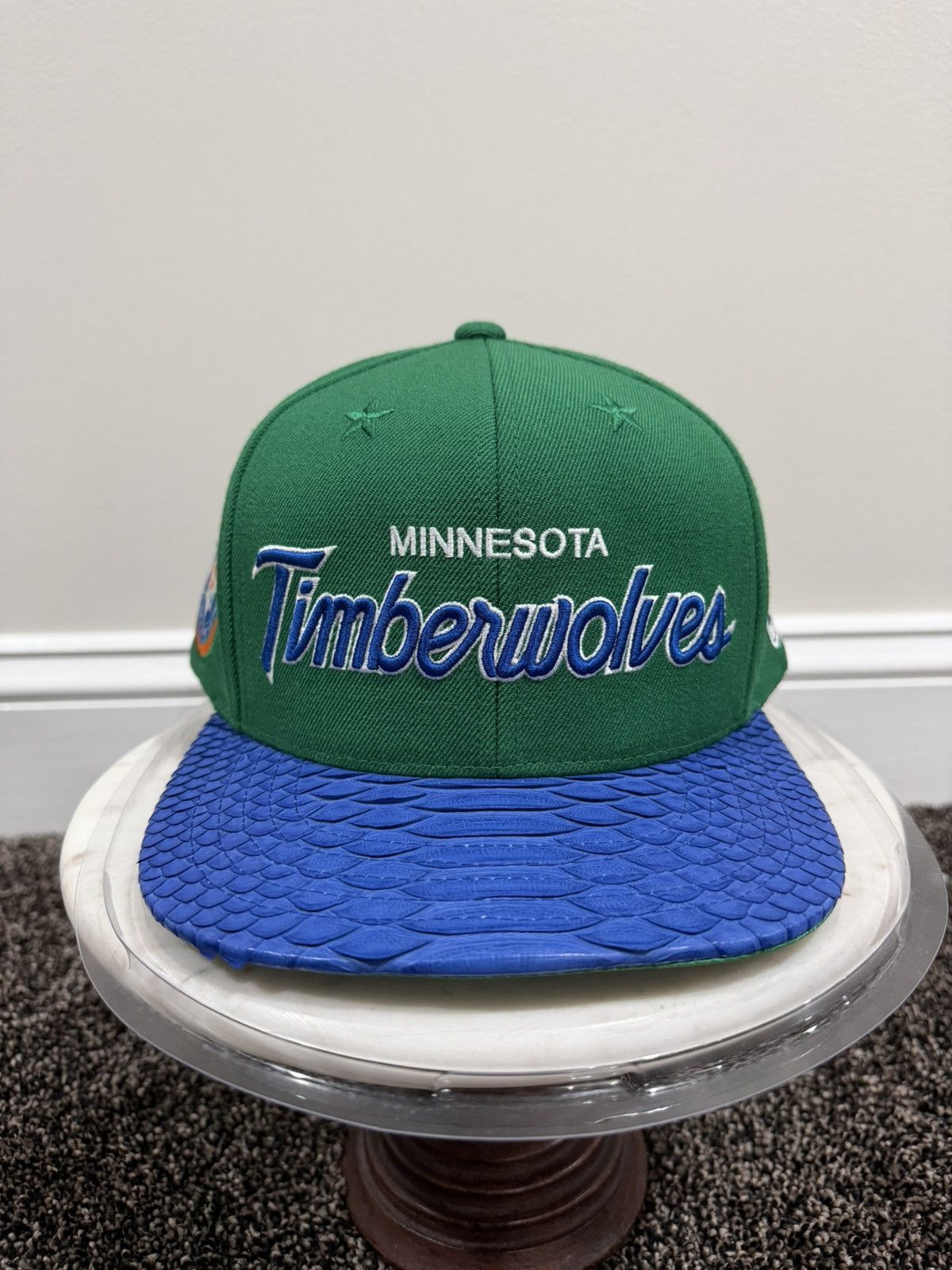 Just Don × Mitchell & Ness Just Don x Mitchell & Ness NBA Minnesota Timberwolves Hat Size ONE SIZE - 1 Thumbnail