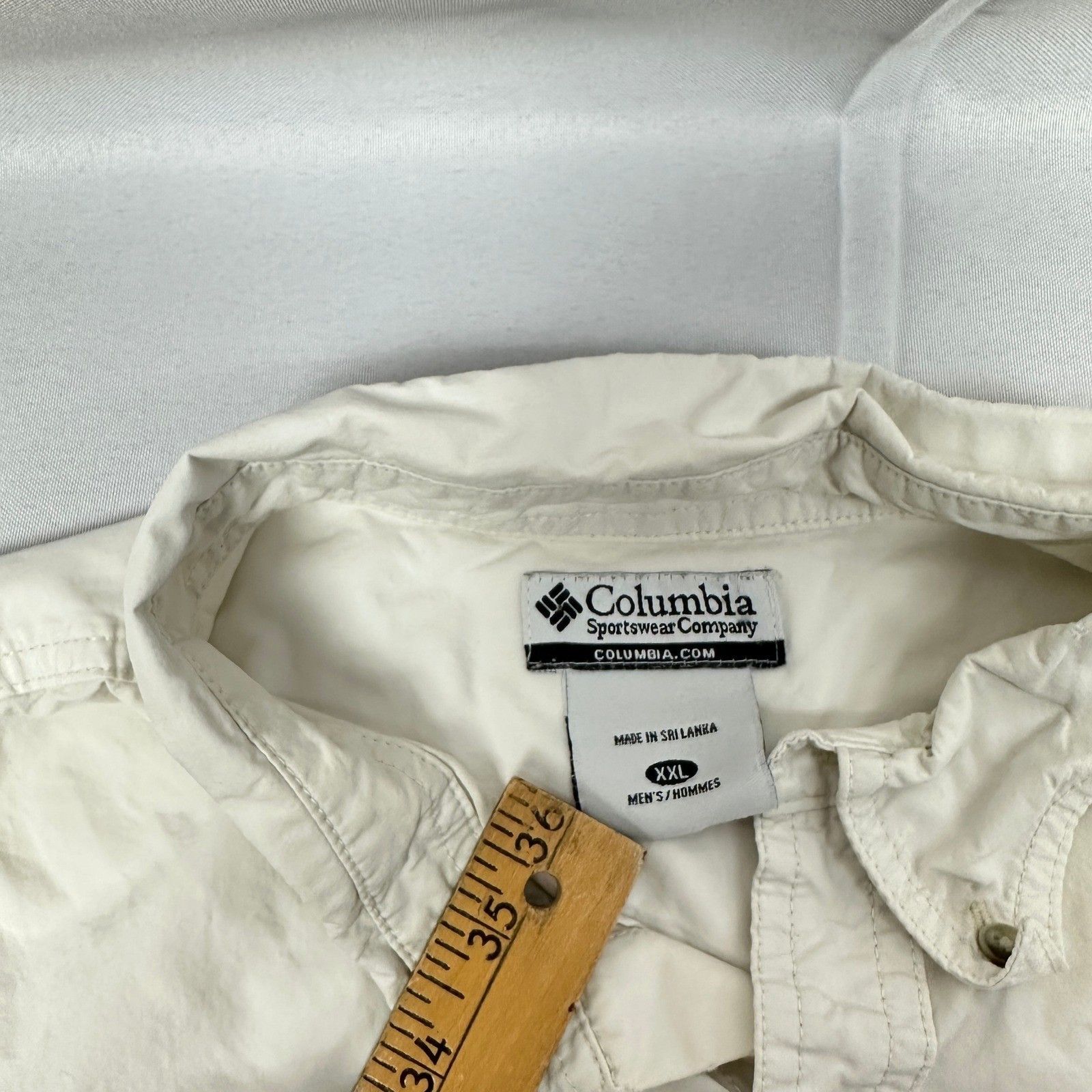 Columbia Columbia PFG Fishing Shirt XXL White Short Sleeve Vented Size US XXL / EU 58 / 5 - 2 Thumbnail