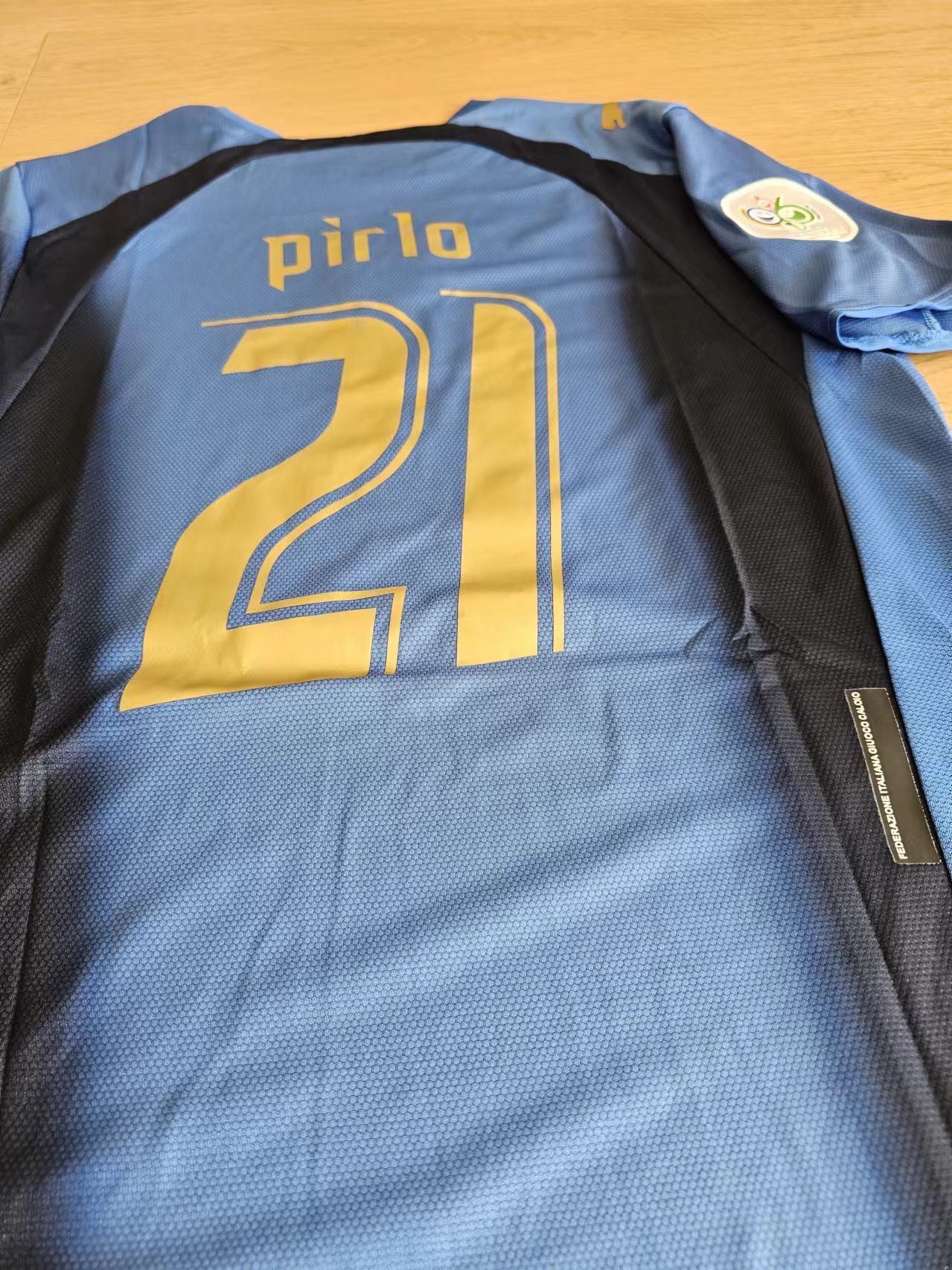 Other 2006 World Cup Italy 21 Andrea Pirlo Jersey Home Size US M / EU 48-50 / 2 - 3 Thumbnail