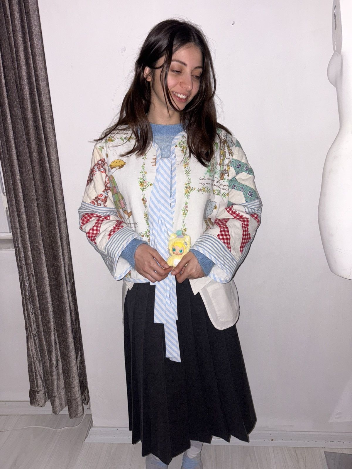 Vintage Patchwork jacket made in bangkok Size ONE SIZE - 2 Thumbnail