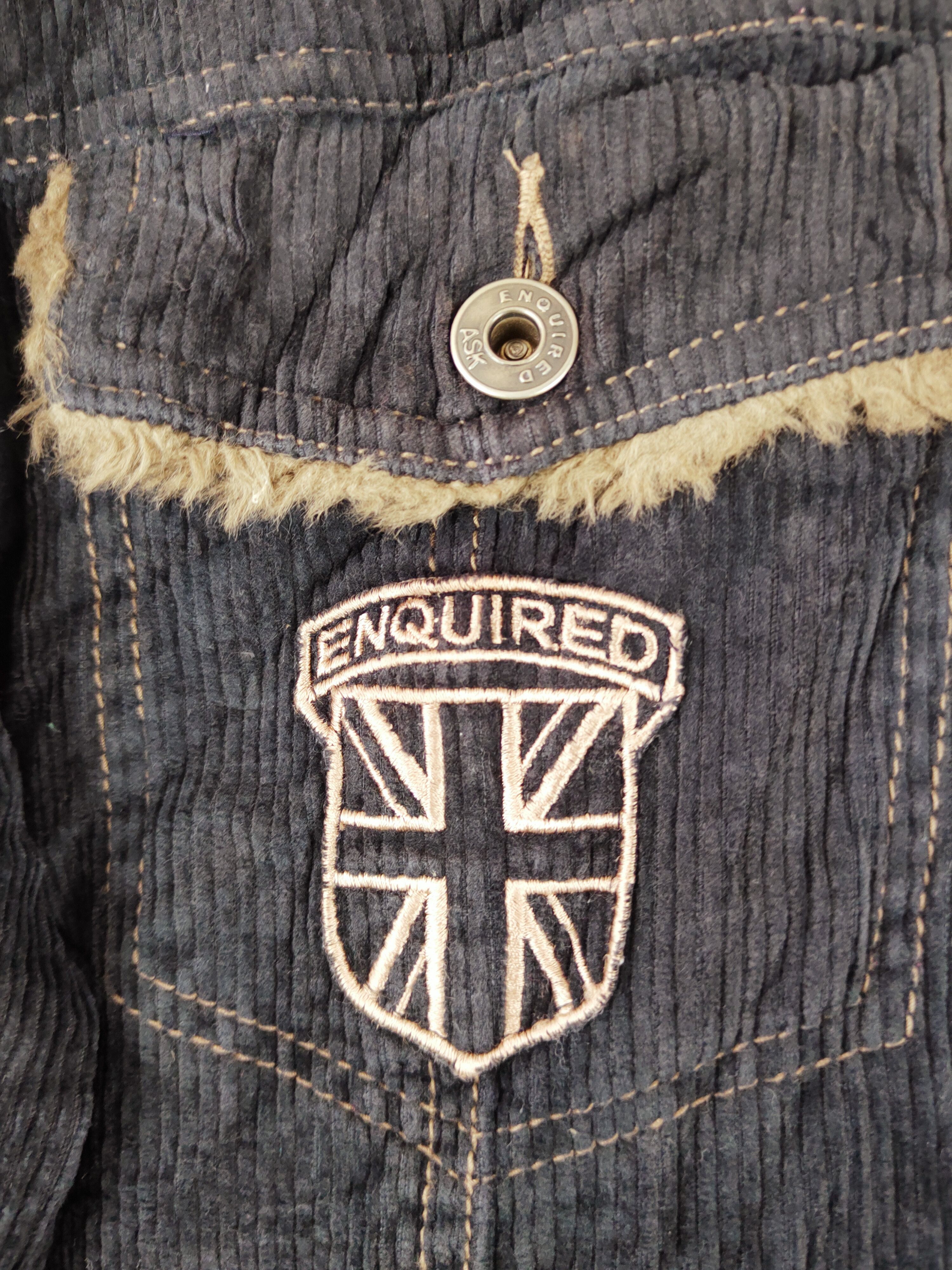 Japanese Brand Ask Black Corduroy Jackets winter #W168 Size US M / EU 48-50 / 2 - 3 Thumbnail