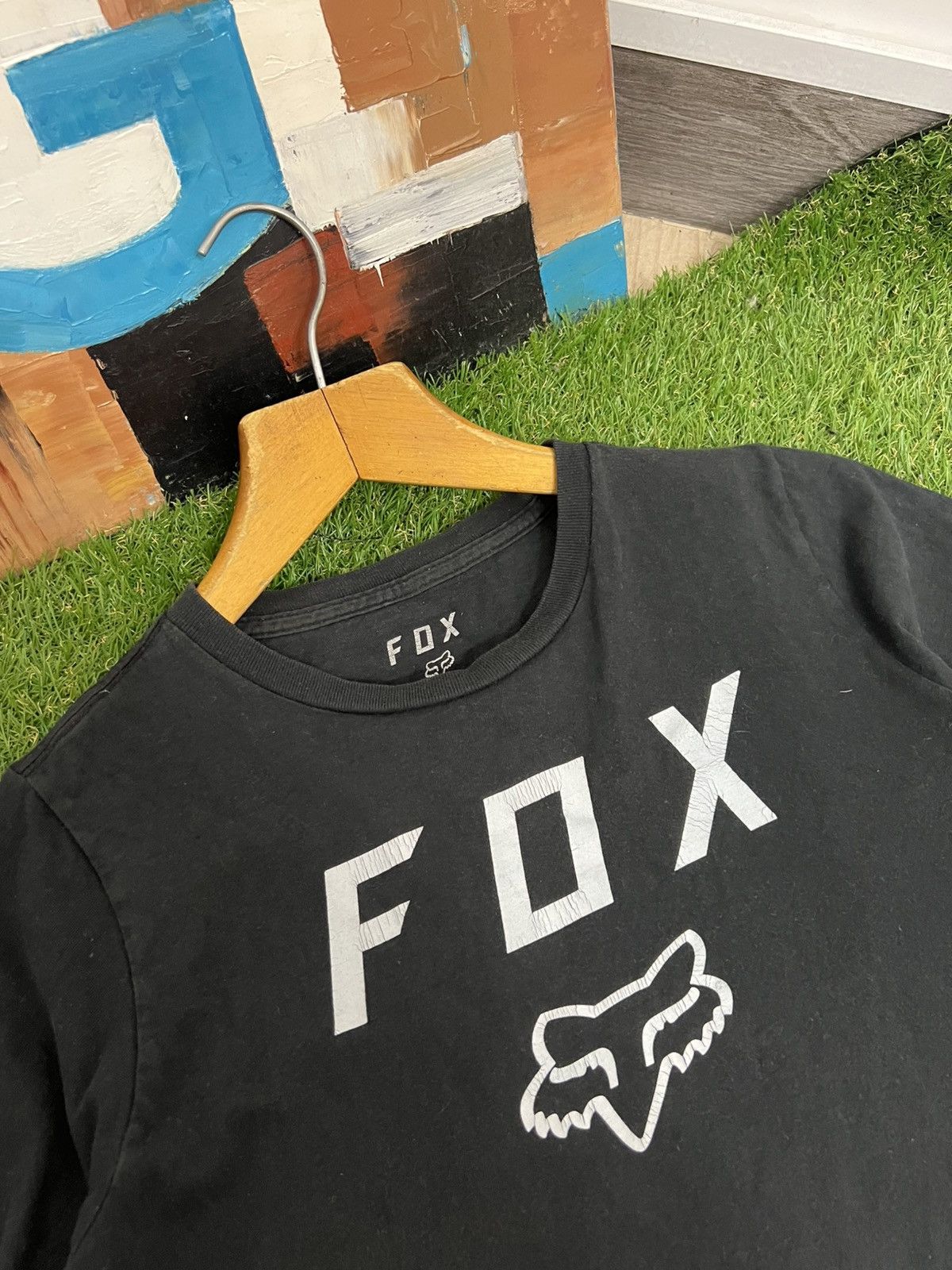 Fox Racing × Vintage Crazy vintage y2k black fox racing t-shirt Size S / US 4 / IT 40 - 5 Thumbnail