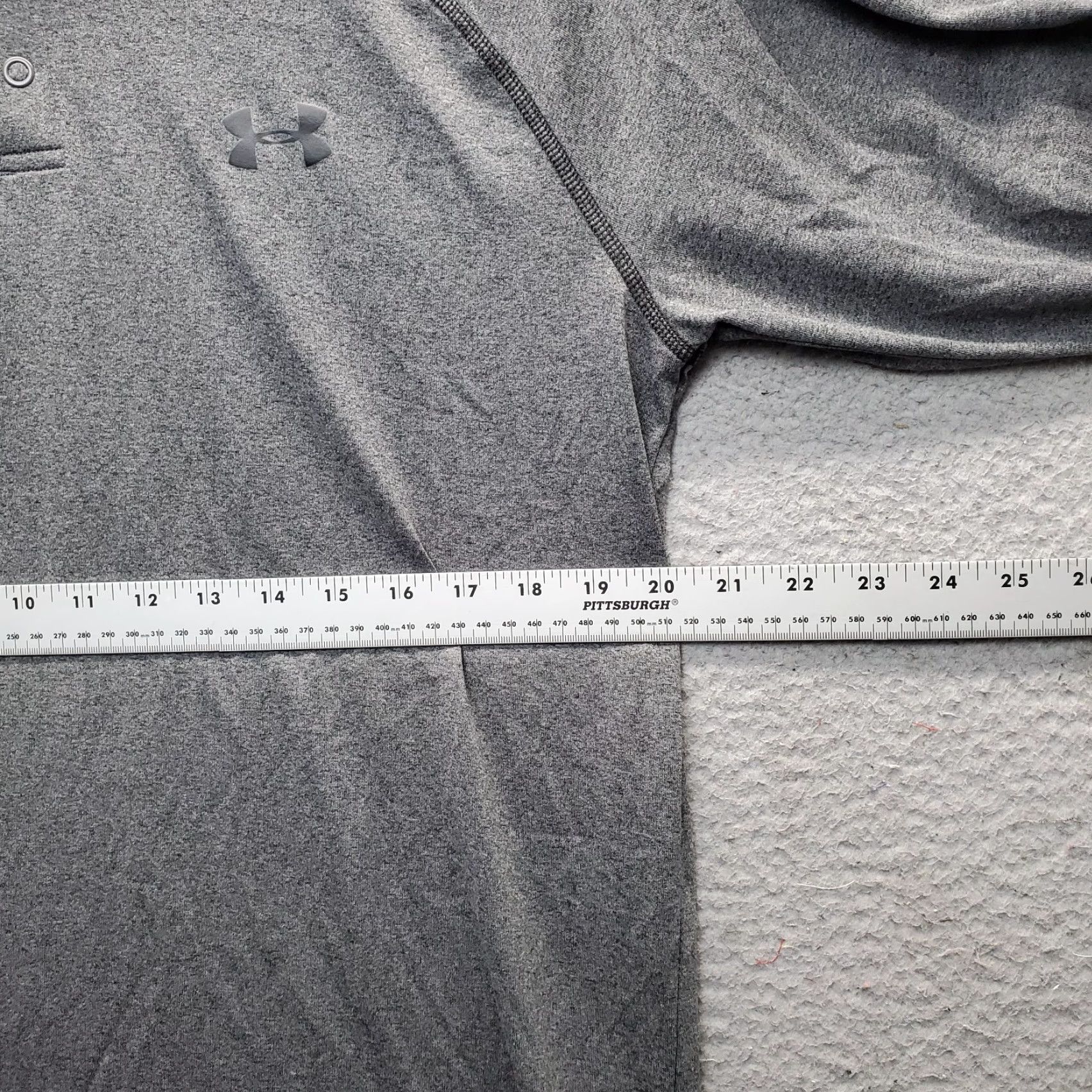 Under Armour Under Armour Hoodie Mens M Gray Regular Fit HeatGear Long Sleeve Logo Size US M / EU 48-50 / 2 - 3 Thumbnail