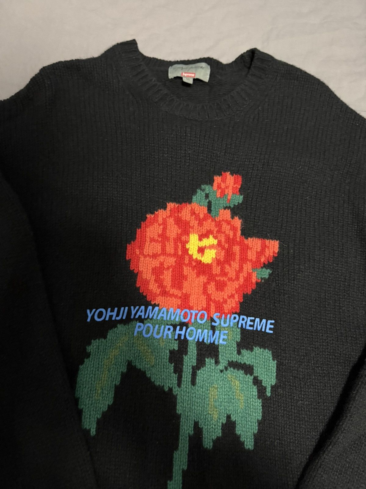 Yohji Yamamoto Supreme yohji yamamoto sweater black xl Size US XL / EU 56 / 4 - 2 Thumbnail