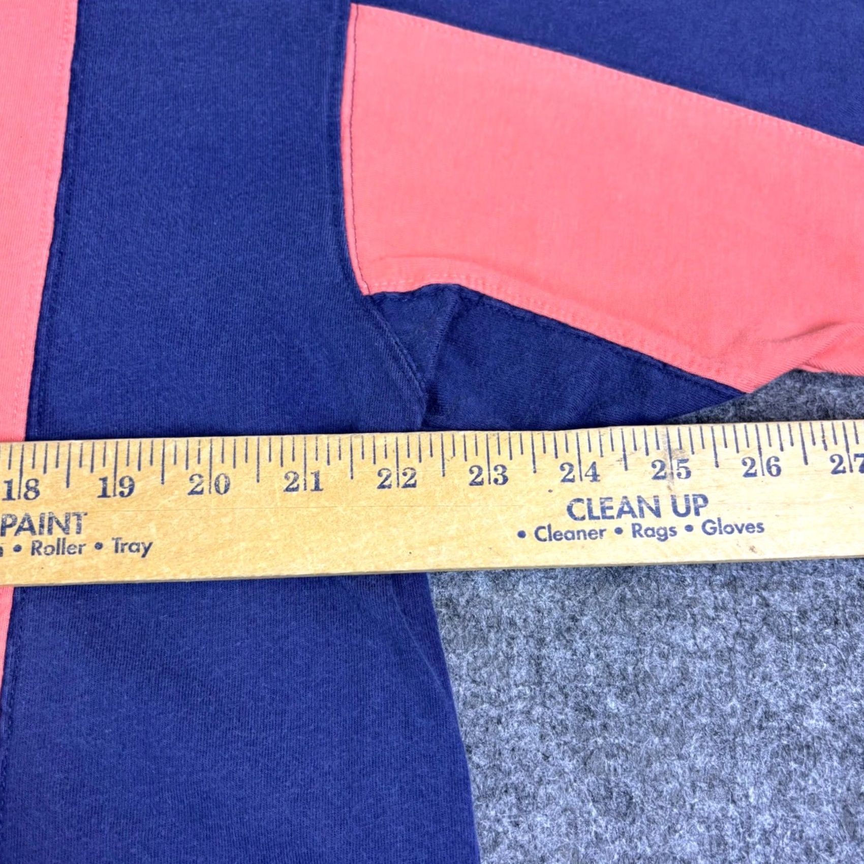 Vintage VINTAGE Apparel Workshop Mens Polo Shirt XL Blue Orange Vertical Stripe Rugby Size US XL / EU 56 / 4 - 5 Thumbnail