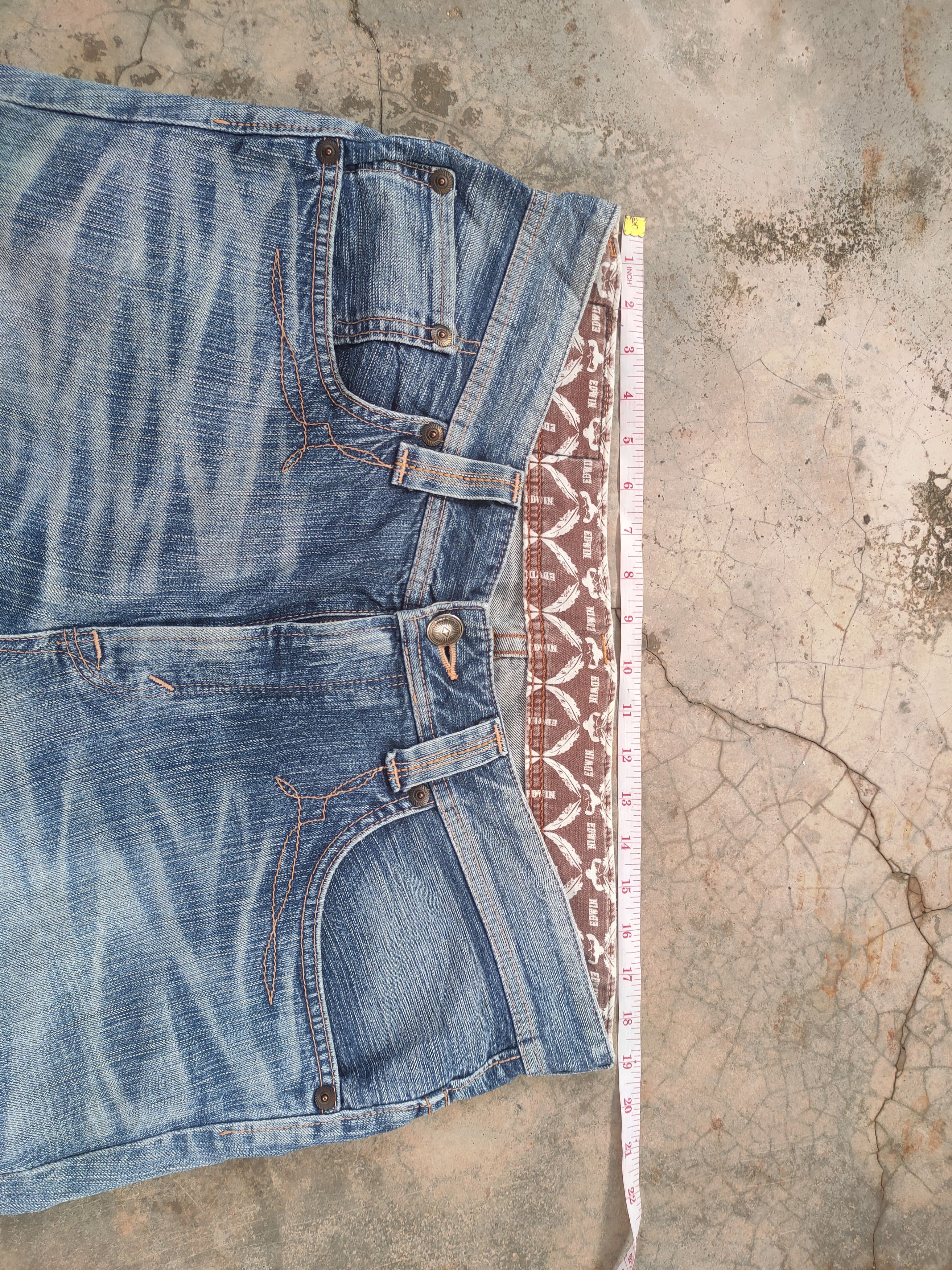 Edwin VINTAGE EDWIN FADED DISTRESSED DENIM JEAN PANTS Size US 38 / EU 54 - 6 Thumbnail