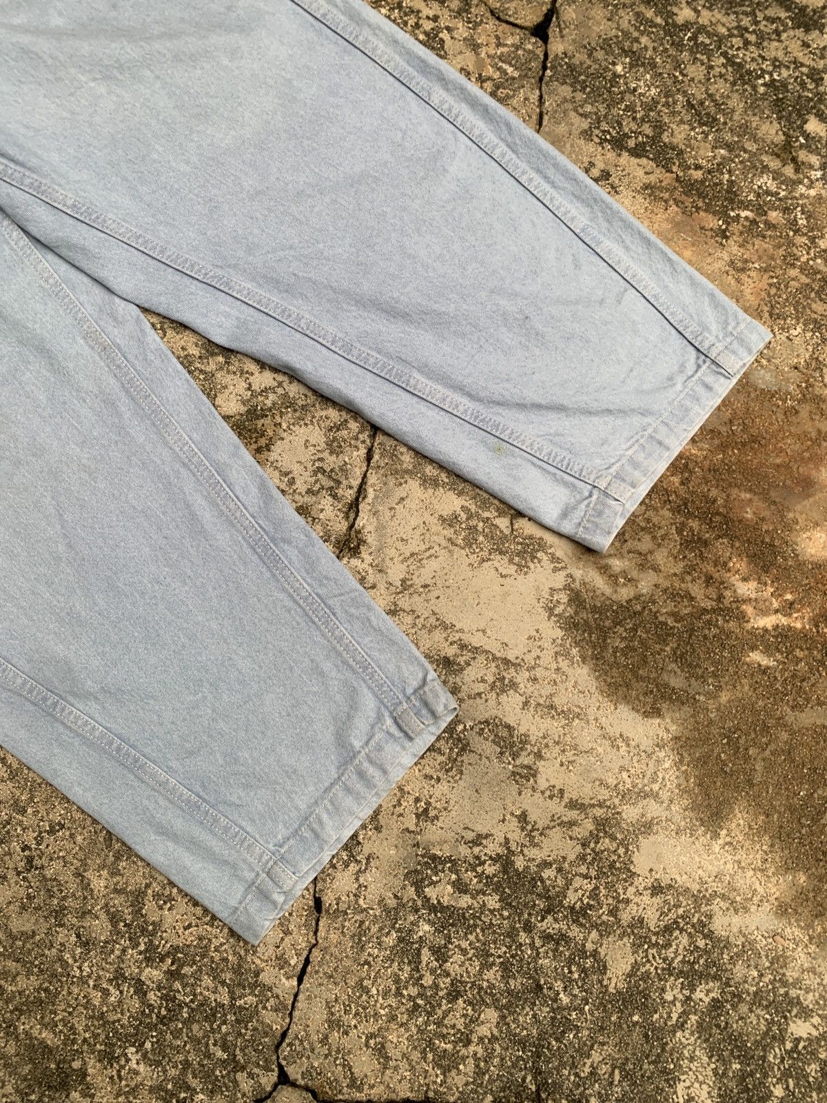 GU GU Japan Washed Blue Jeans Baggy Balloon Pants Size US 32 / EU 48 - 5 Thumbnail