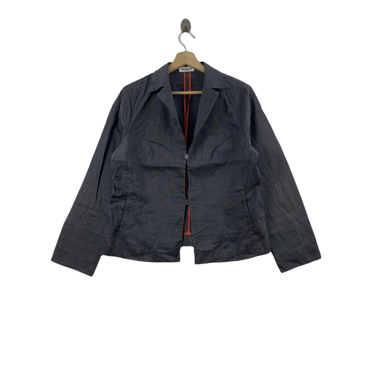 Hiroko Koshino Homme HIROKO BIS By Hiroko Koshino Grey Blazer Coat Jacket Size M / US 6-8 / IT 42-44 - 1 Thumbnail