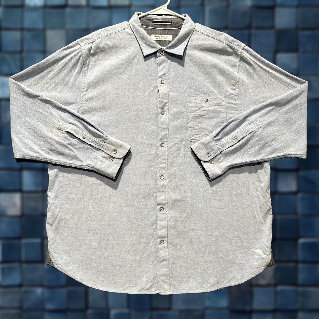 Tommy Bahama Tommy Bahama Shirt Mens 2XL Blue Coastline Cord Button Up Casual Corduroy EUC Size US XXL / EU 58 / 5 - 1 Thumbnail