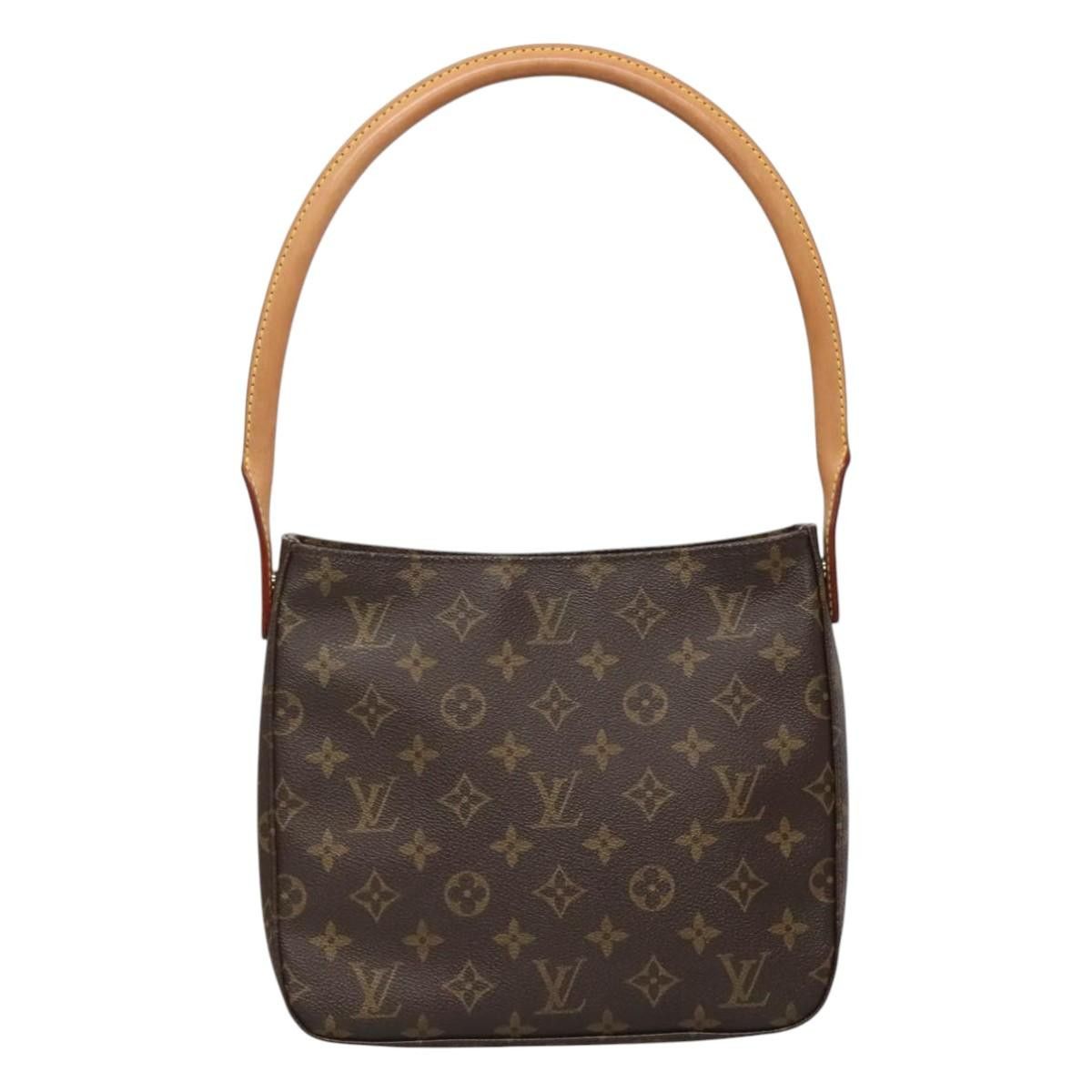Louis Vuitton Looping Mm Brown Canvas Shoulder Bag (Pre-Owned) Size ONE SIZE - 1 Thumbnail