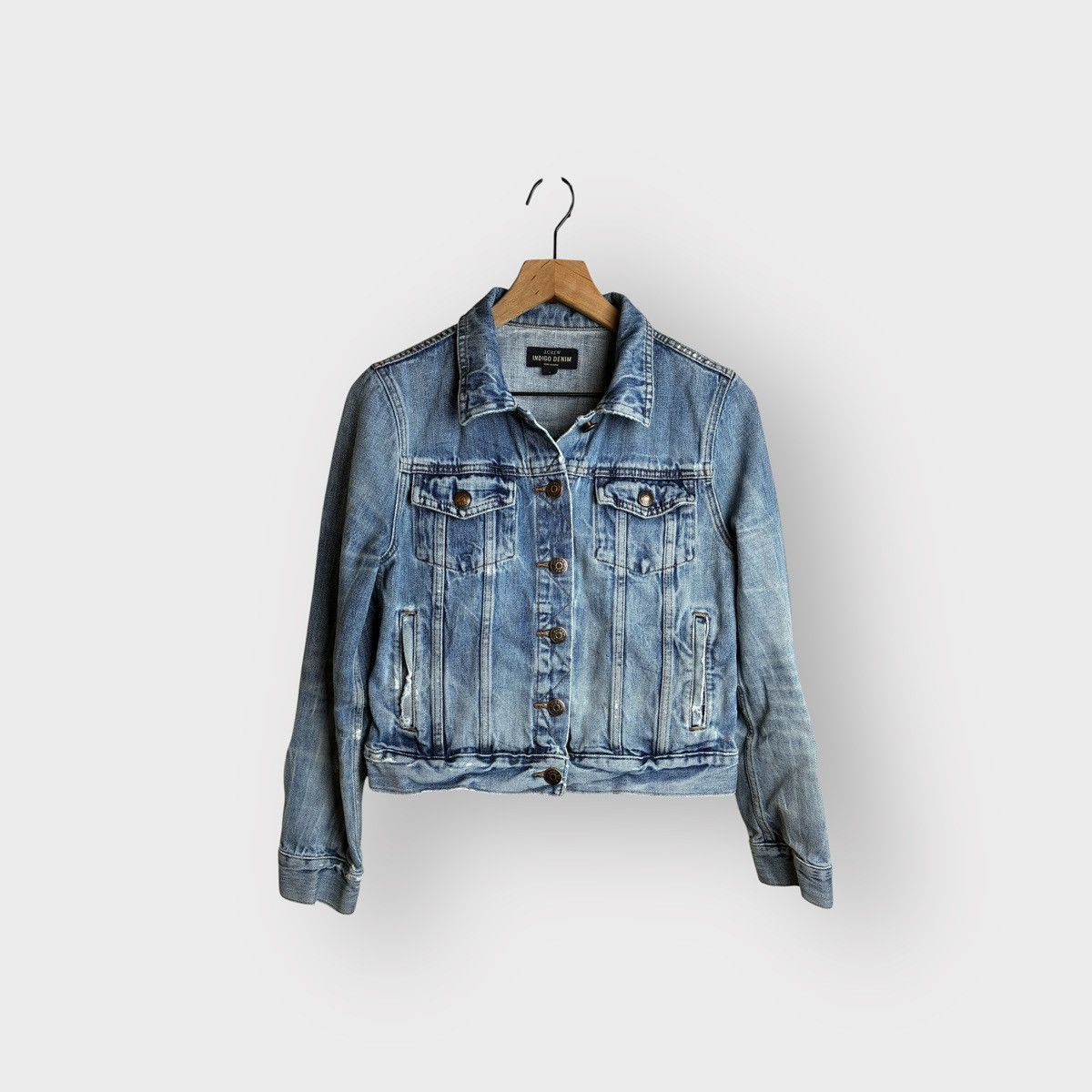 J.Crew Vintage J. Crew Jean Jacket Size S / US 4 / IT 40 - 1 Thumbnail