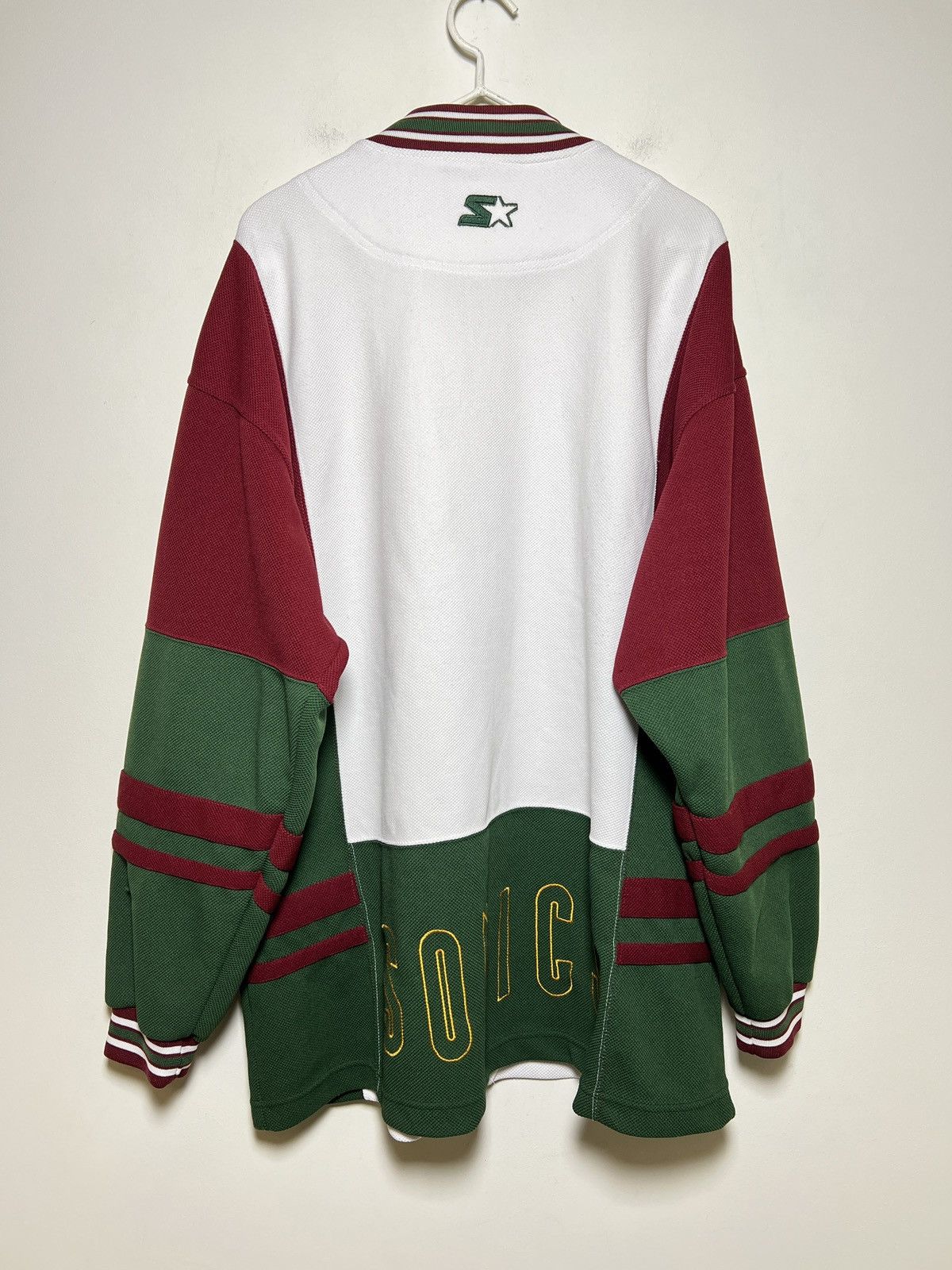 NBA starter seattle supersonics waffle zip sweatshirt Size US XL / EU 56 / 4 - 12 Thumbnail