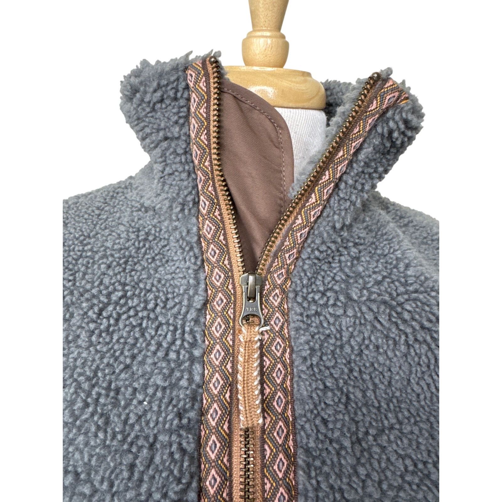 Faherty FAHERTY Ashbury Sherpa Jacket Gargoyle Gray Size Small Size S / US 4 / IT 40 - 7 Thumbnail