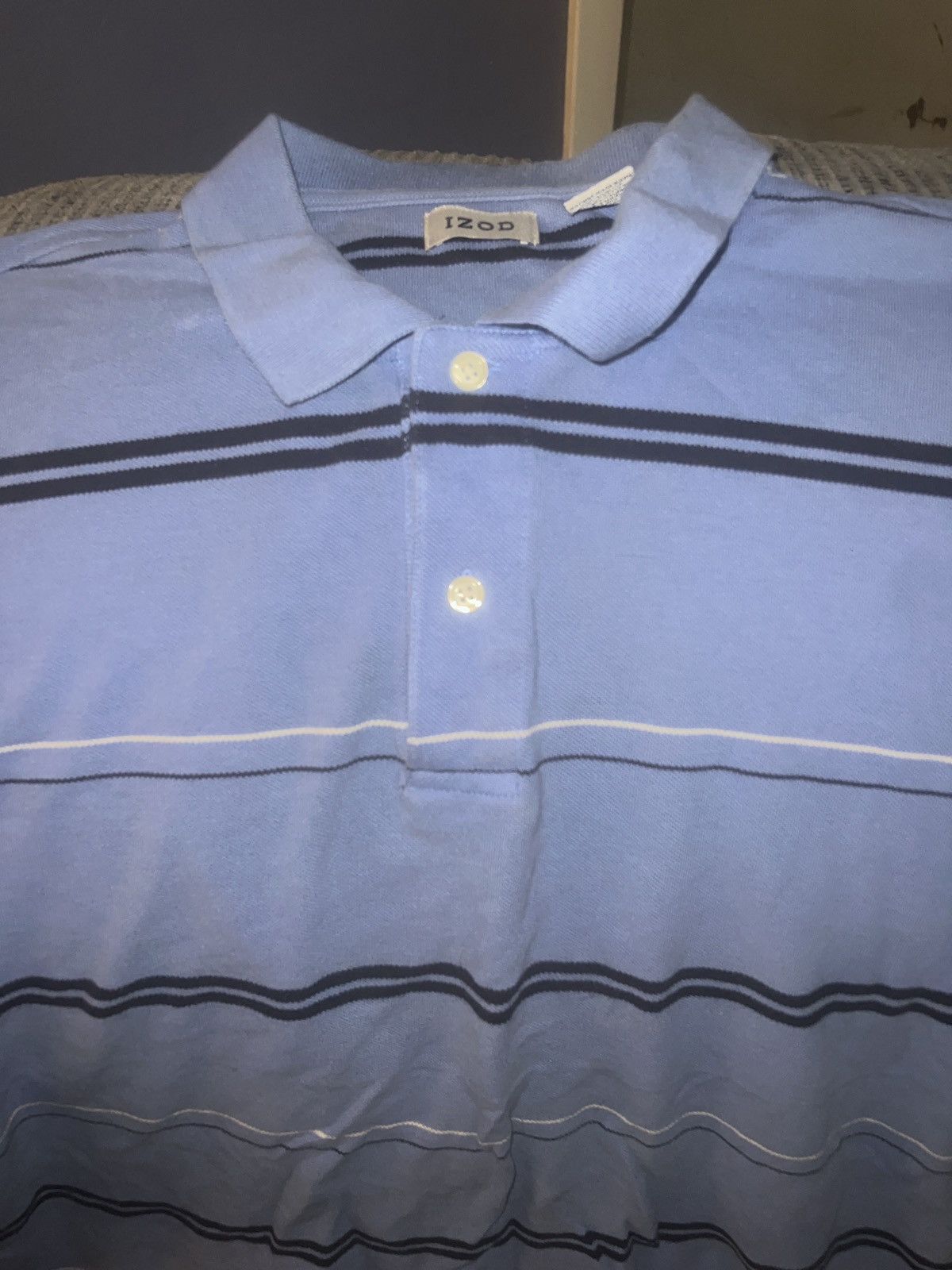 Izod Izod Striped Polo Tee Size US XL / EU 56 / 4 - 2 Thumbnail