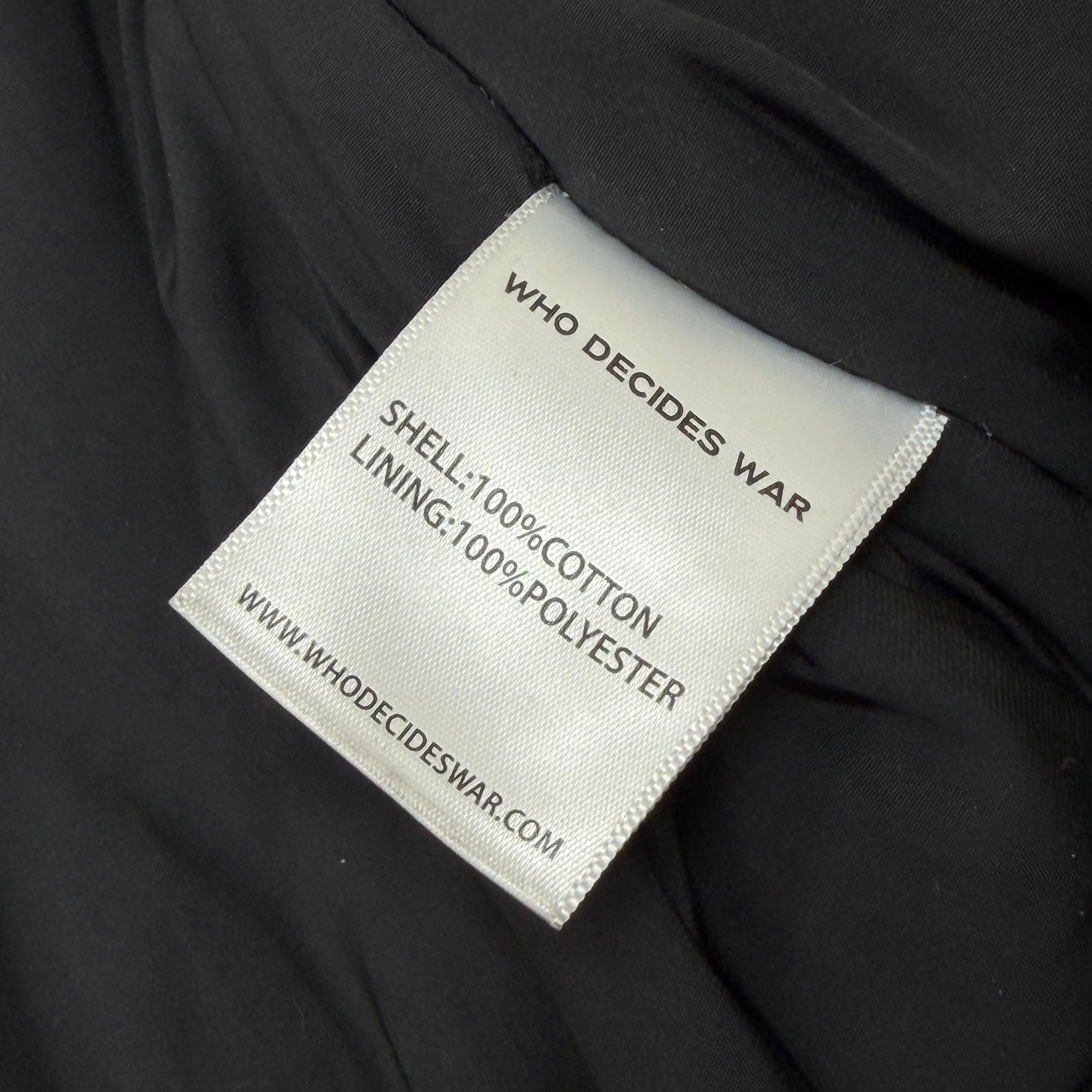 Who Decides War Who Decides War Black Husk Jacket XXXL Size US XXL / EU 58 / 5 - 6 Thumbnail