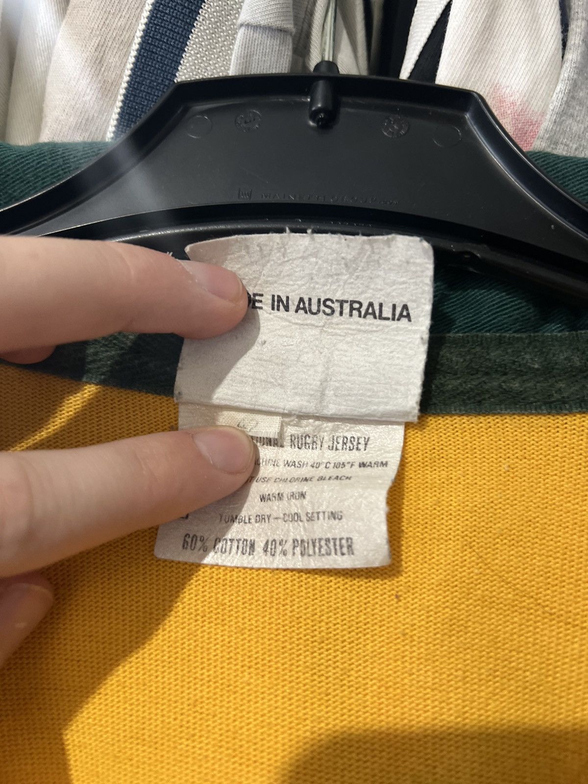 Canterbury of New Zealand × Vintage 1980s VINTAGE CANTERBURY OF AUSTRALIA COTTON RUGBY SHIRT Size US M / EU 48-50 / 2 - 12 Thumbnail