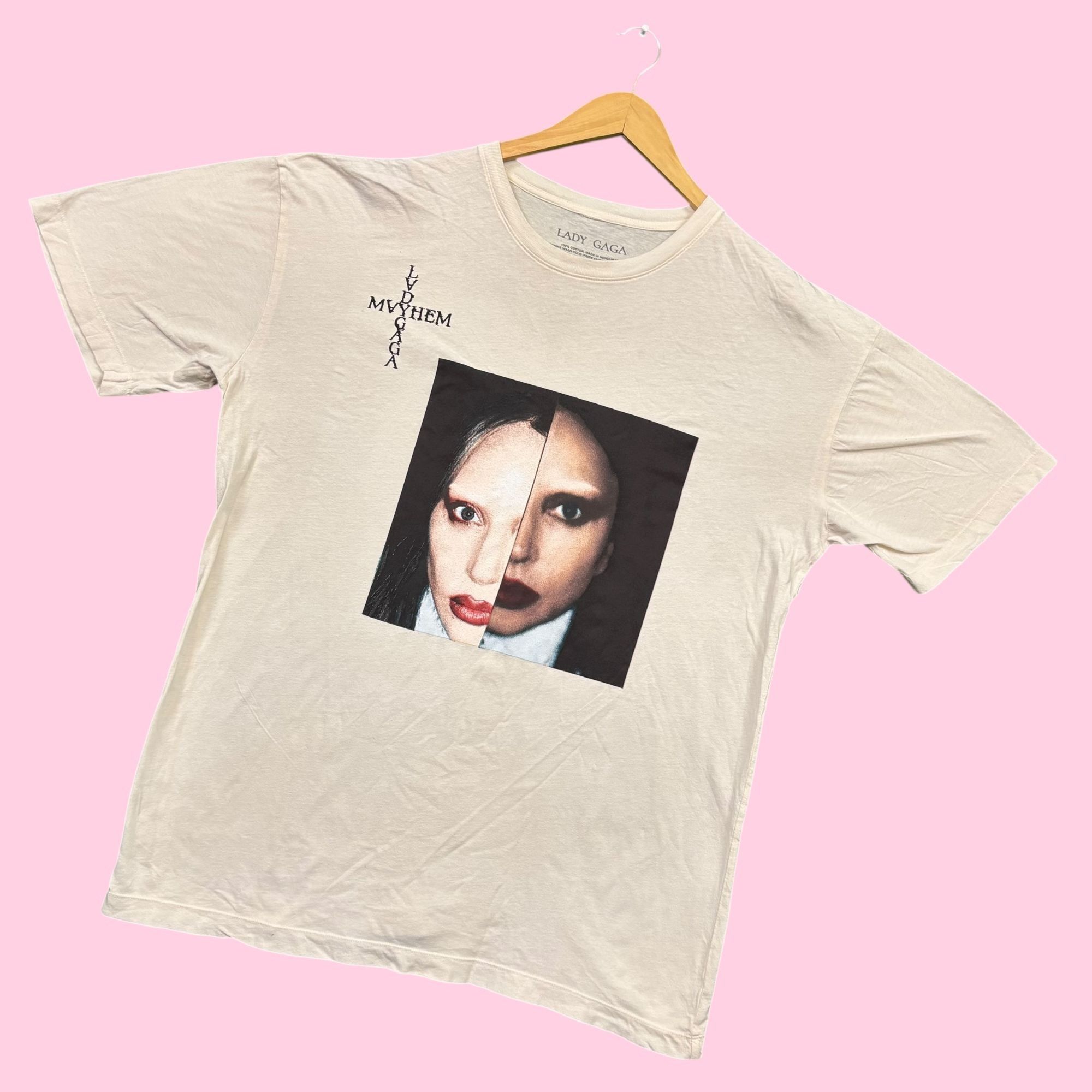 Other Lady Gaga Mayhem Split Face Album Synth-Pop Tee XL Size US XL / EU 56 / 4 - 3 Thumbnail