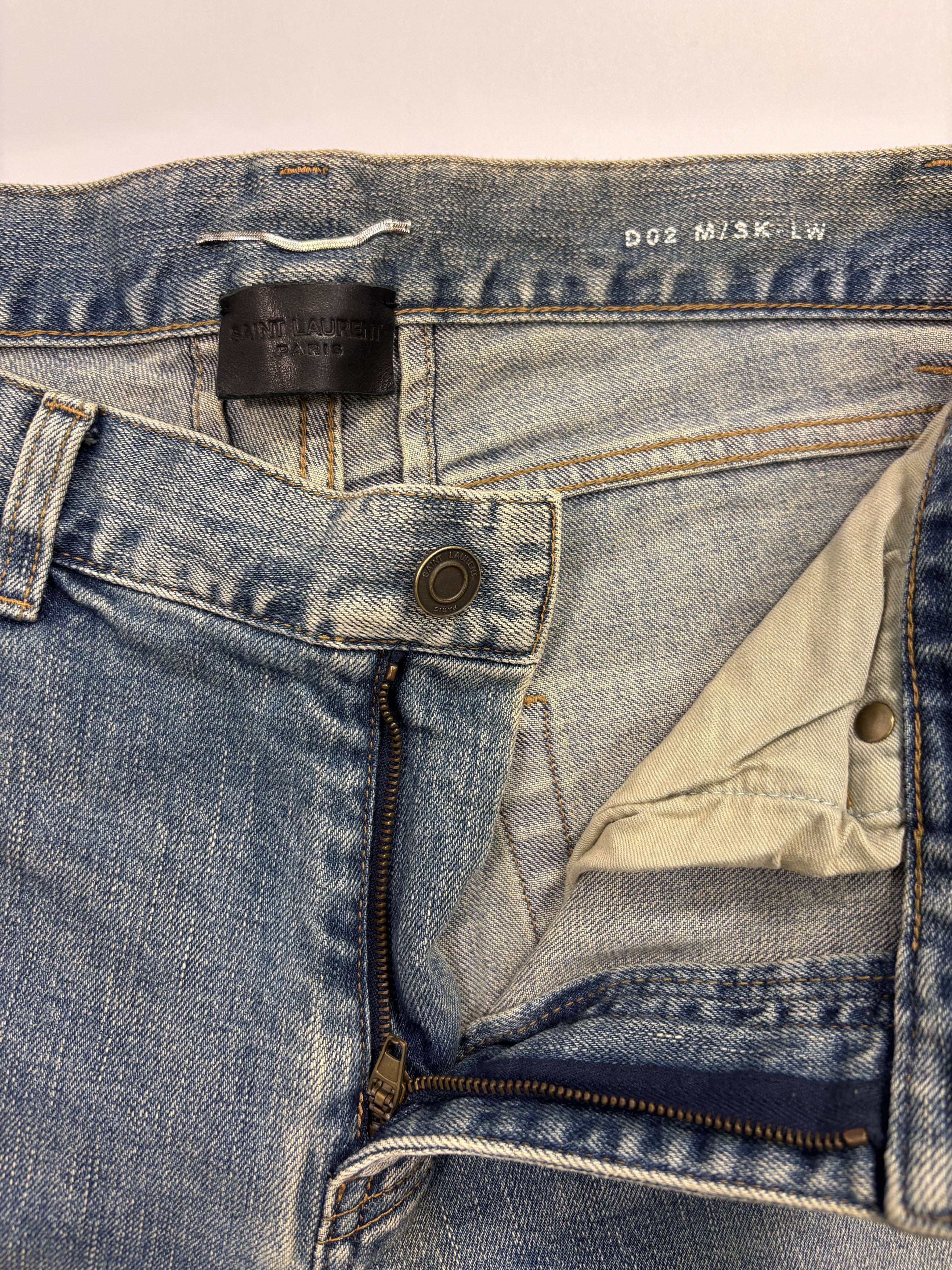 Saint Laurent Paris Saint Laurent Distressed Jeans Size US 32 / EU 48 - 2 Thumbnail