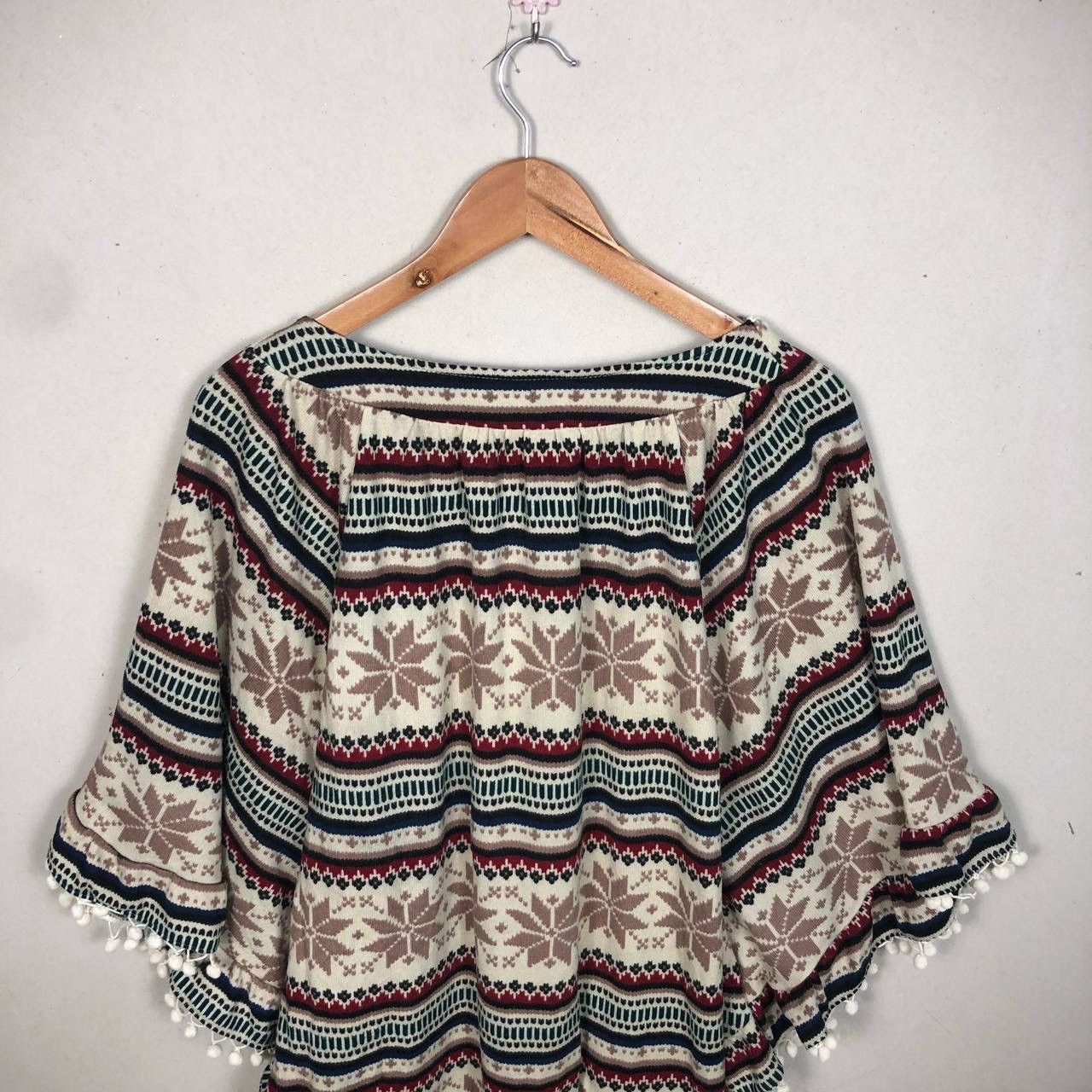 Cloak × Native Vintage 90s Native Navajo Poncho Cloaks Capes Size US M / EU 48-50 / 2 - 3 Thumbnail