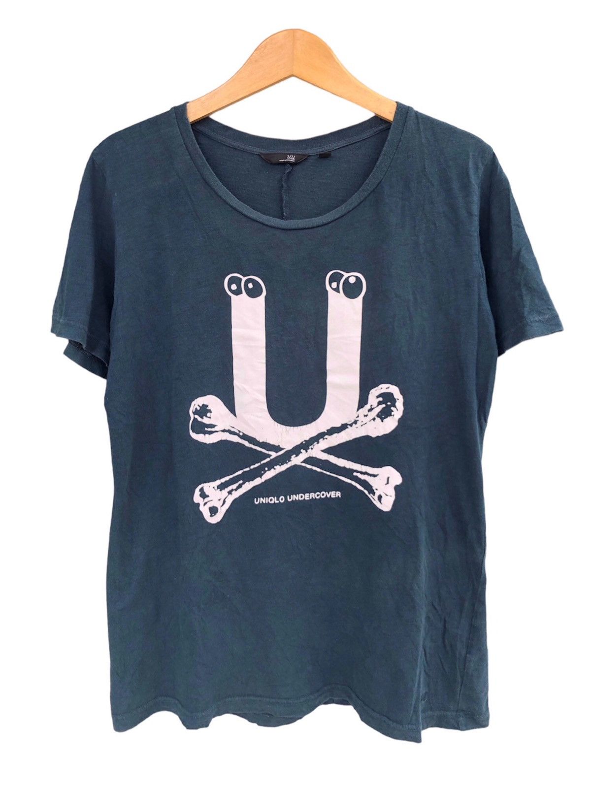 Japanese Brand × Undercover × Uniqlo Undercover Bones Big Logo Tees Size US L / EU 52-54 / 3 - 1 Thumbnail