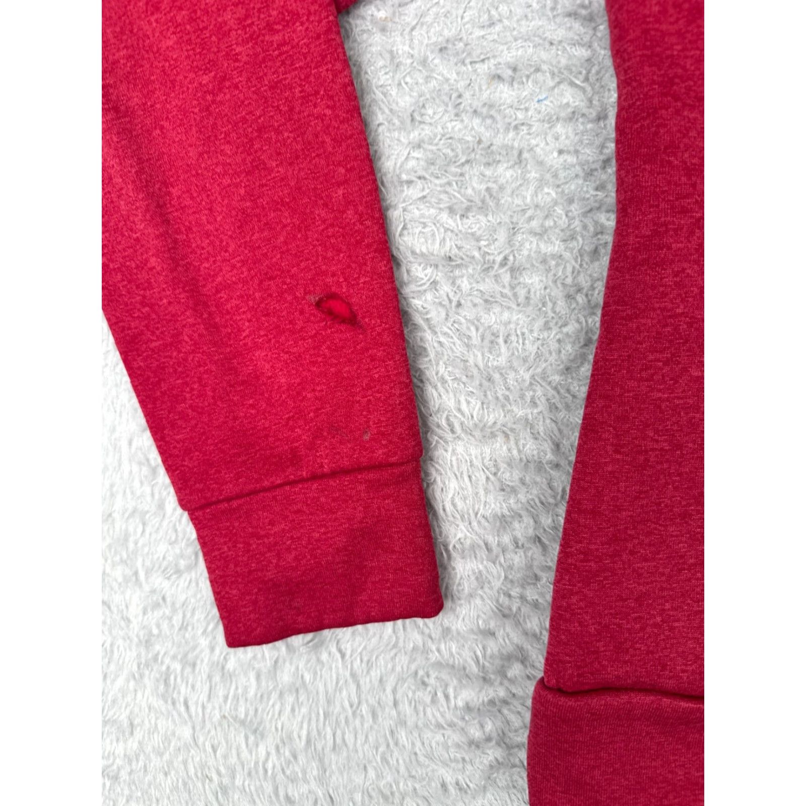 The North Face The North Face Hoodie Medium Red Hoody Hoodie Full Zip Pockets Polyester Womens Size M / US 6-8 / IT 42-44 - 6 Thumbnail