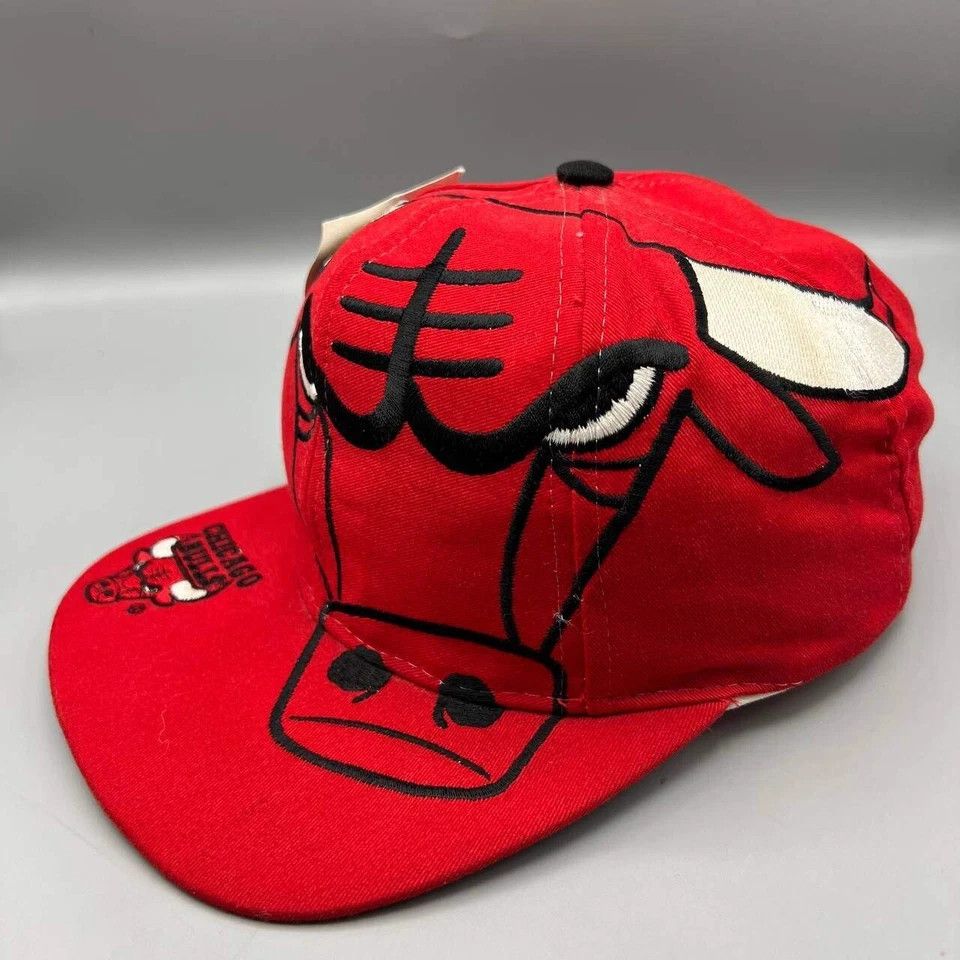 The Game × Vintage Chicago Bulls Hat Men Red The Game NBA Snap Back Cap New Size ONE SIZE - 3 Thumbnail