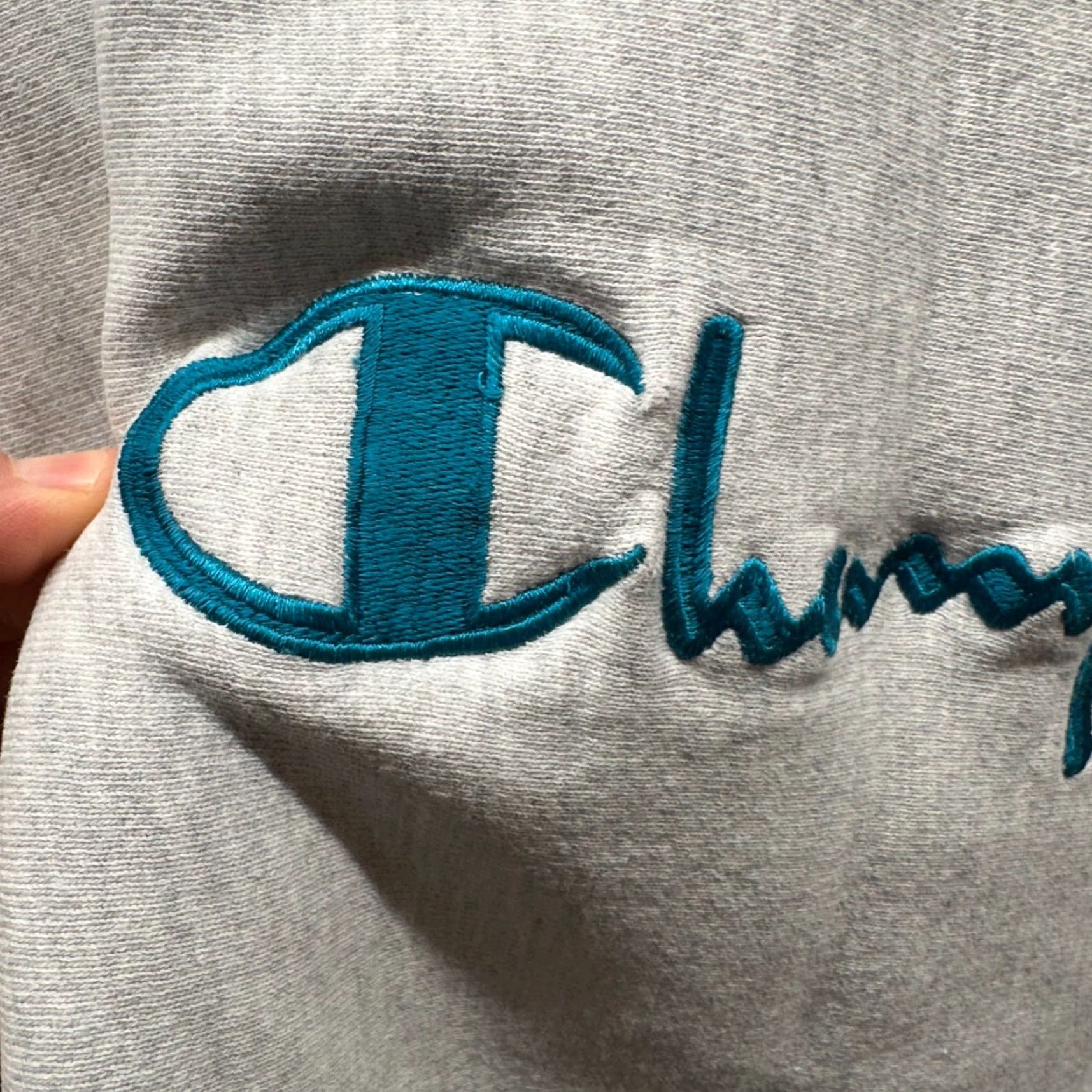 Champion VINTAGE Champion Sweater Mens 2XL Gray Tri Blend Made in USA Reverse Weave Size US XXL / EU 58 / 5 - 5 Thumbnail