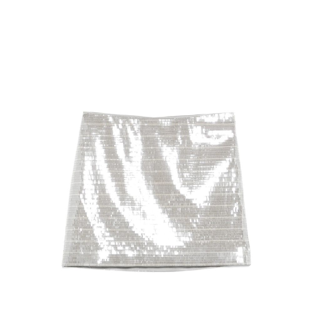 System System SILVER Skirts - A-Line Skirts Size 34" / US 12 / IT 48 - 1 Thumbnail