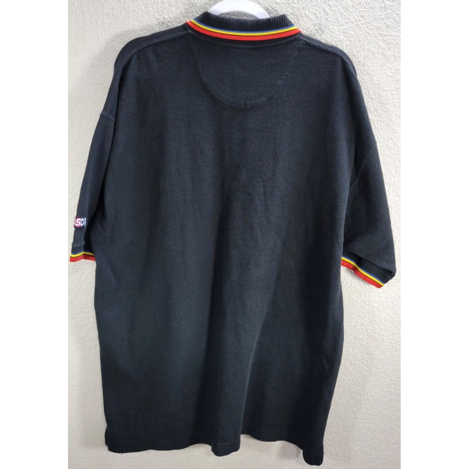 NASCAR Men's Winners Circle Du Pont Motorsports NASCAR Black Polo Shirt Sz L Size US L / EU 52-54 / 3 - 7 Thumbnail