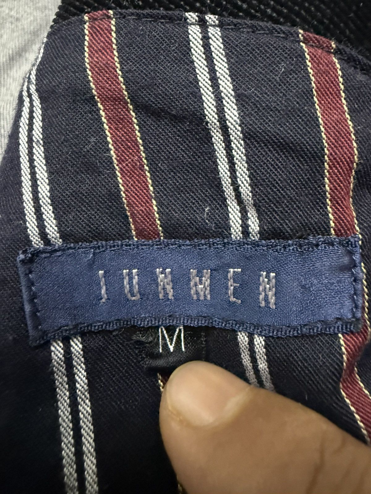 JUN MEN Vintage Jun Men Japanese Velvet Denim Jacket Size US M / EU 48-50 / 2 - 8 Thumbnail
