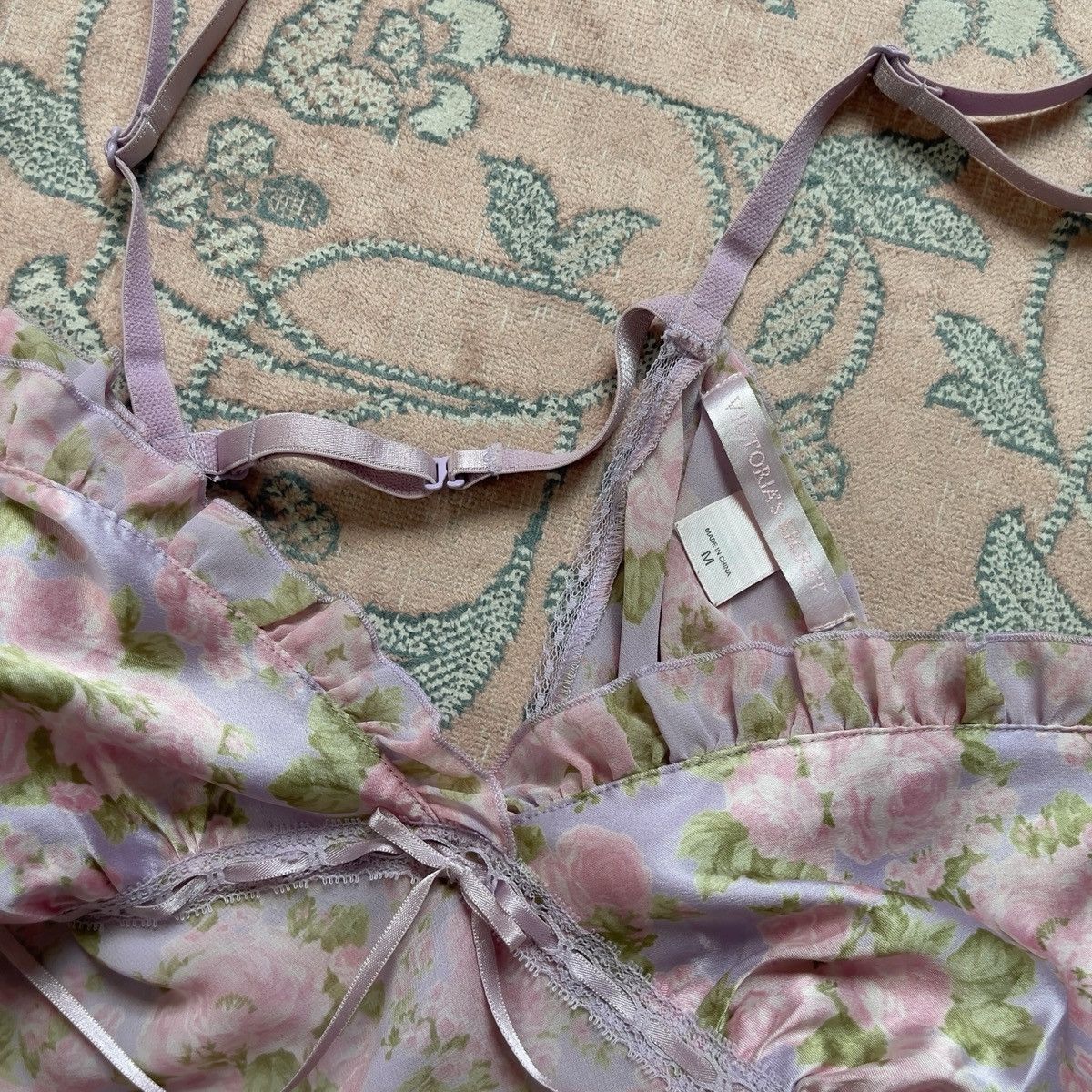 Victoria's Secret Victoria’s Secret Floral Chiffon Slip Dress (M) Size M / US 6-8 / IT 42-44 - 11 Thumbnail