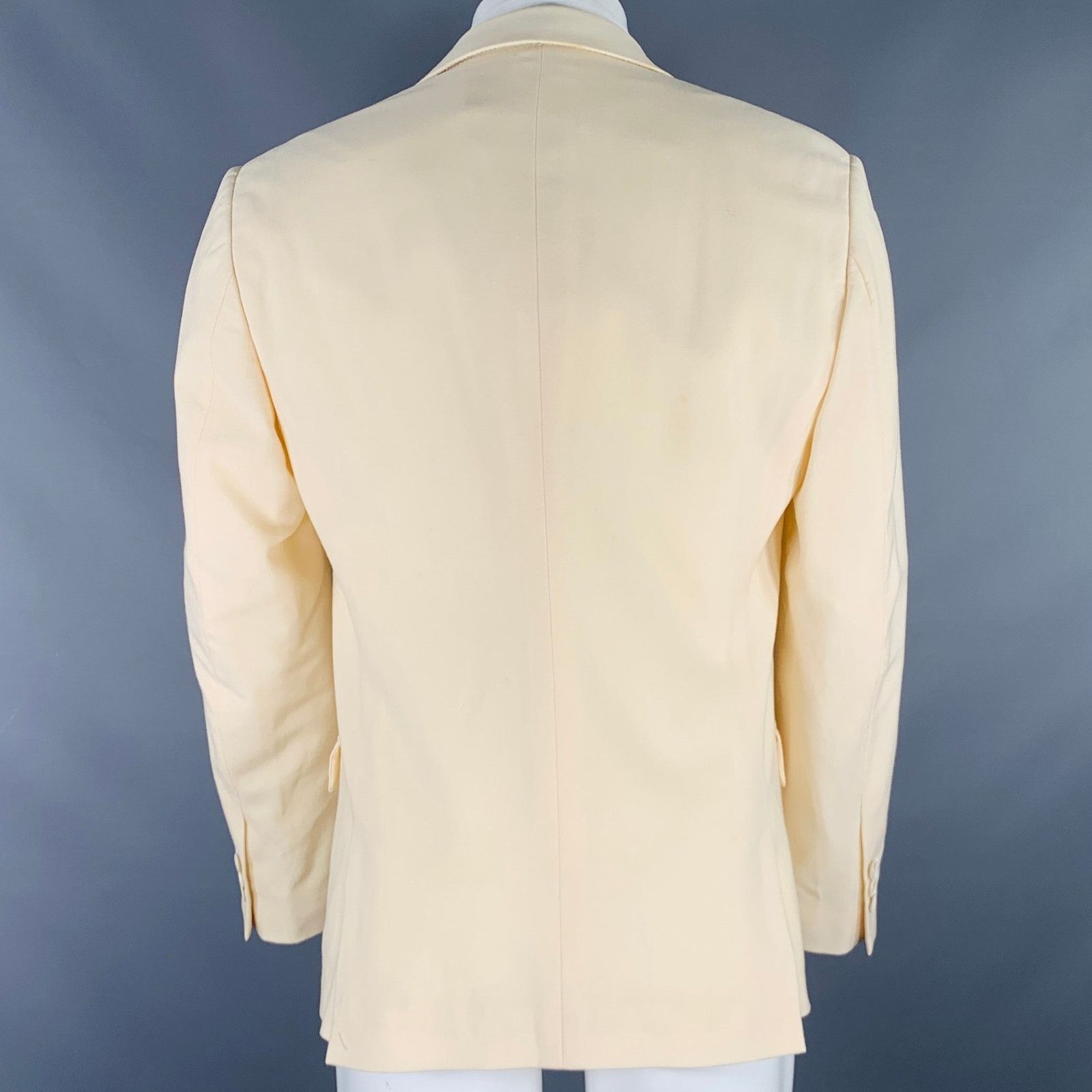 Alexander McQueen Size 40 Beige Wool Single Breasted Sport Coat Size 40R - 3 Thumbnail