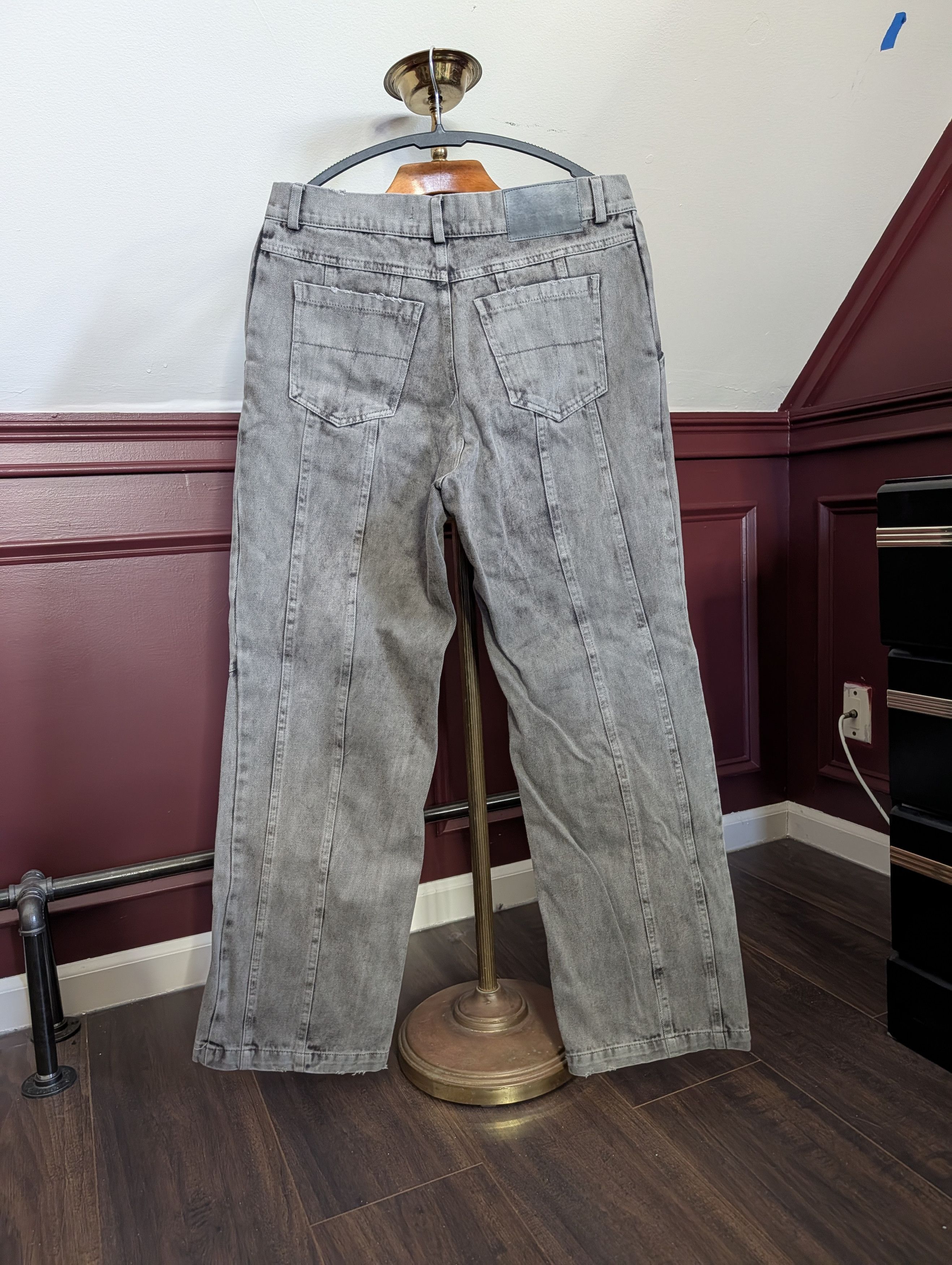 Andreluciano ANDROLOMUSIA Shibari Jeans Straight Leg Paneled 32 Size US 32 / EU 48 - 7 Thumbnail