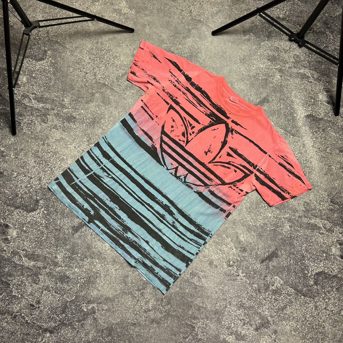 Adidas Vintage Adidas Overprinted 90’s Made In USA graphic tee Size US M / EU 48-50 / 2 - 1 Thumbnail